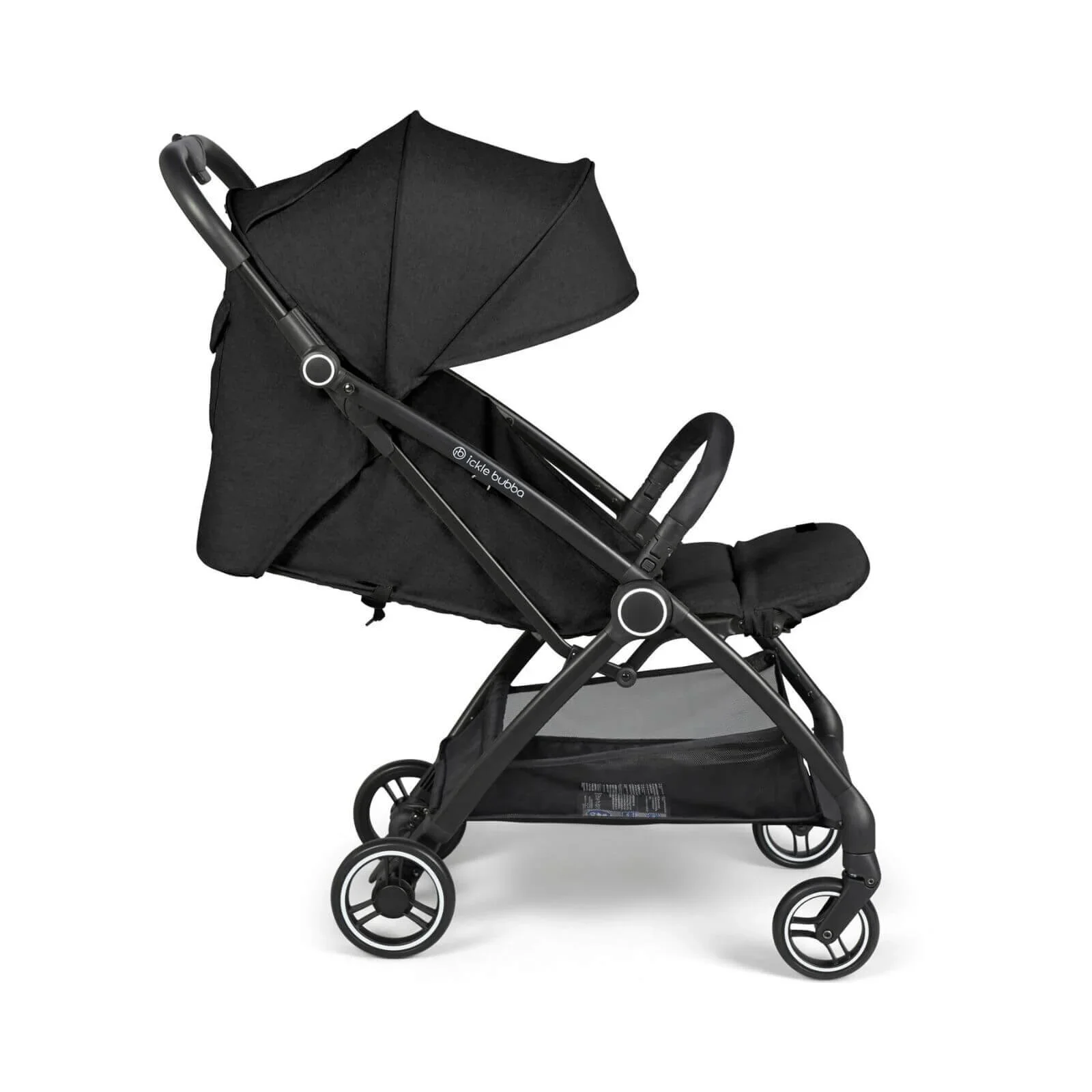 Ickle Bubba Aries Autofold Stroller - Black - Image 5