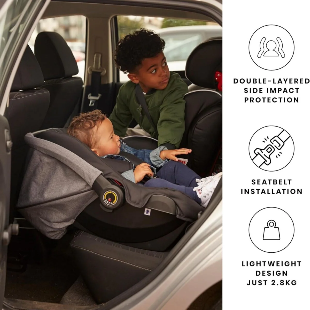 Ickle Bubba Astral Car Seat - Black - Image 7