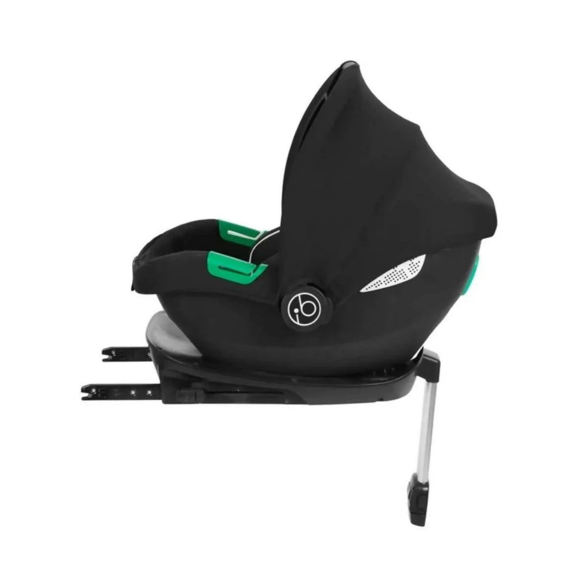 Ickle Bubba Cirrus i-Size Car Seat & ISOFIX Base - Black - Image 2