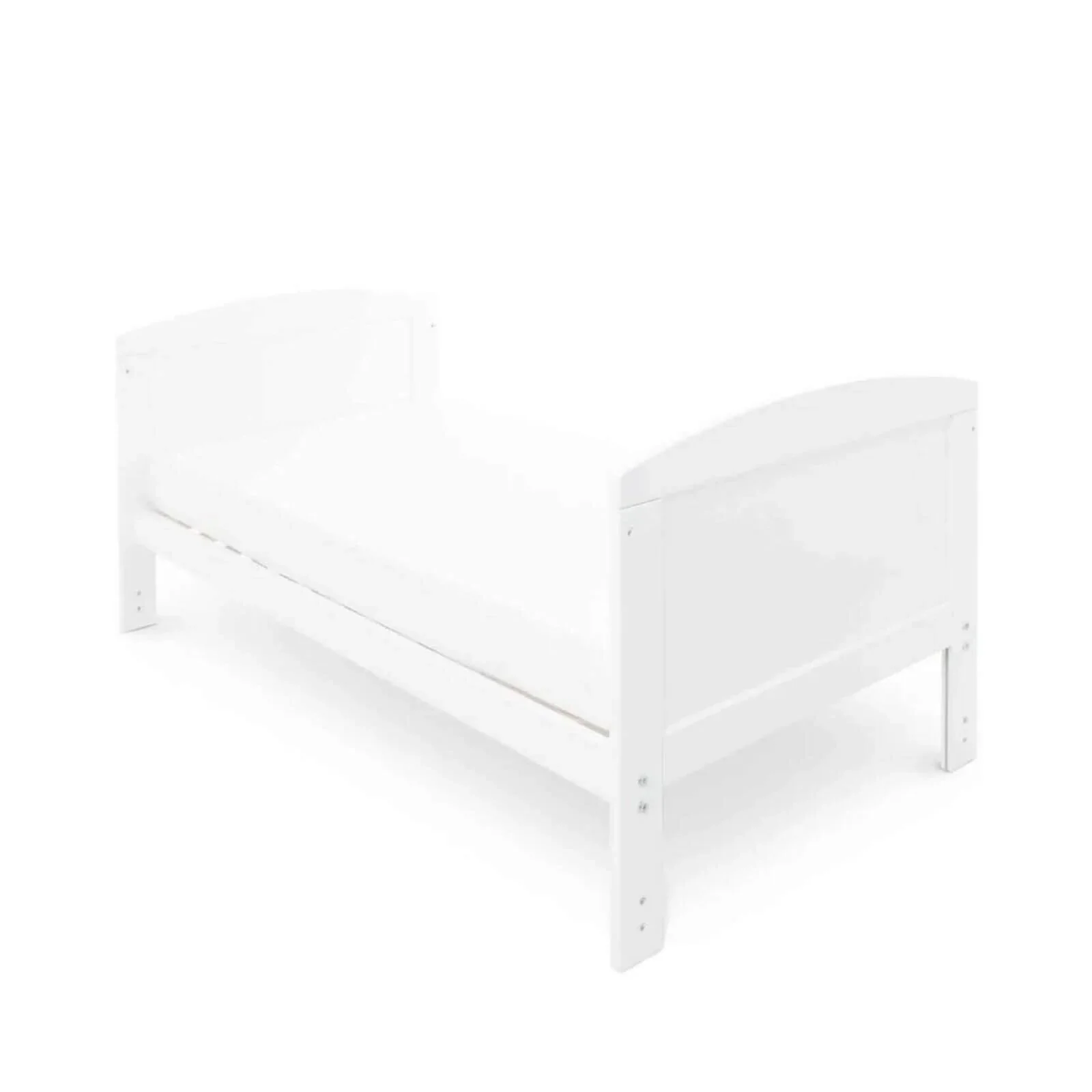 Ickle Bubba Coleby Classic Cot Bed & Under Drawer White - Premium Sprung Mattress - Image 4