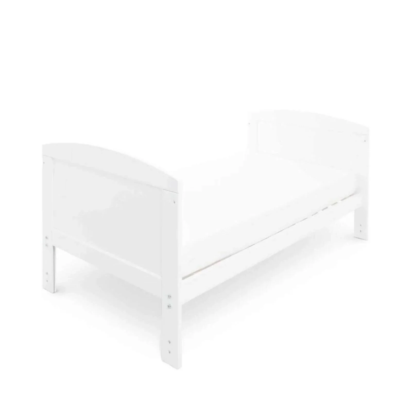Ickle Bubba Coleby Classic Cot Bed White - Premium Pocket Sprung Mattress - Image 3