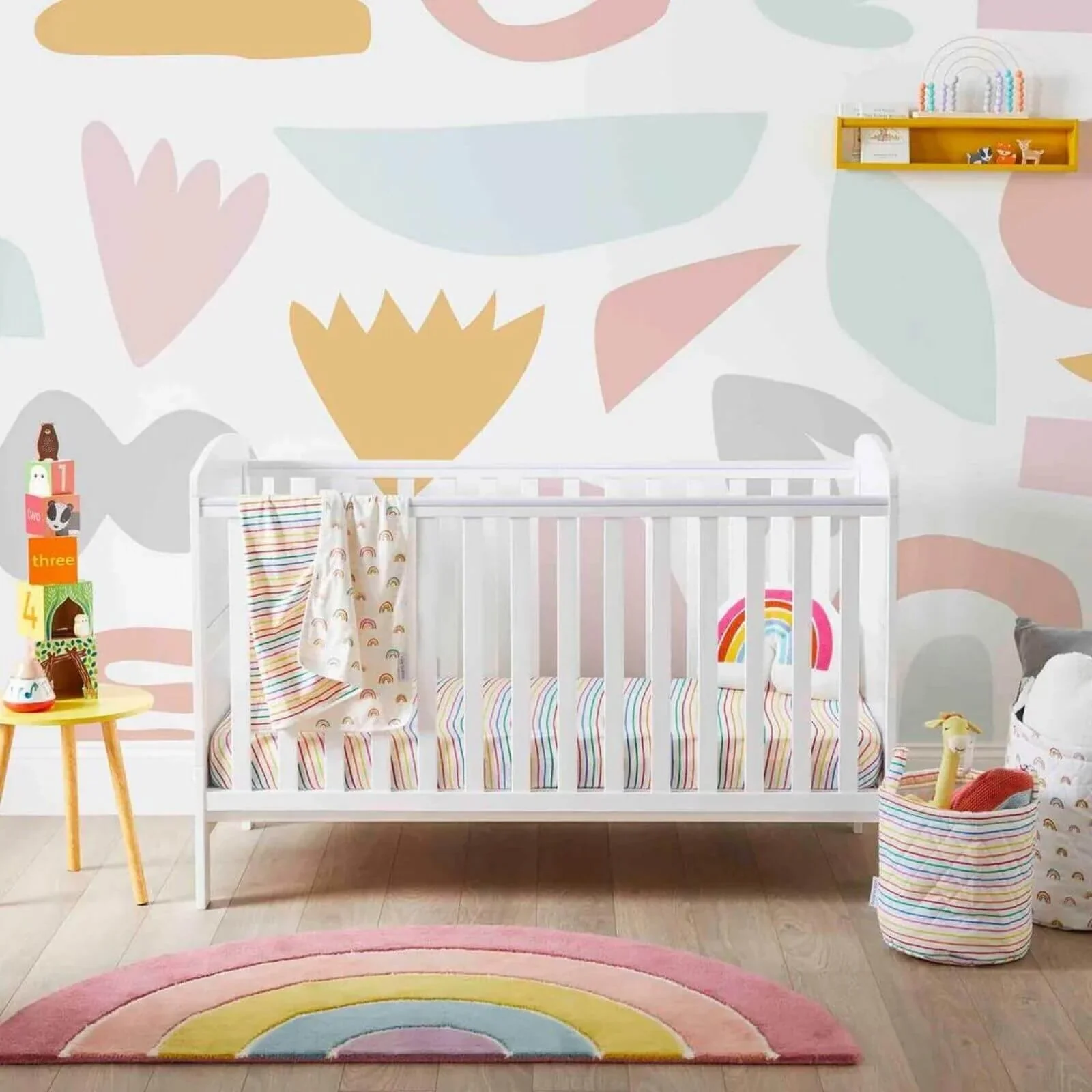Ickle Bubba Coleby Classic Cot Bed White - Without Mattress - Image 7