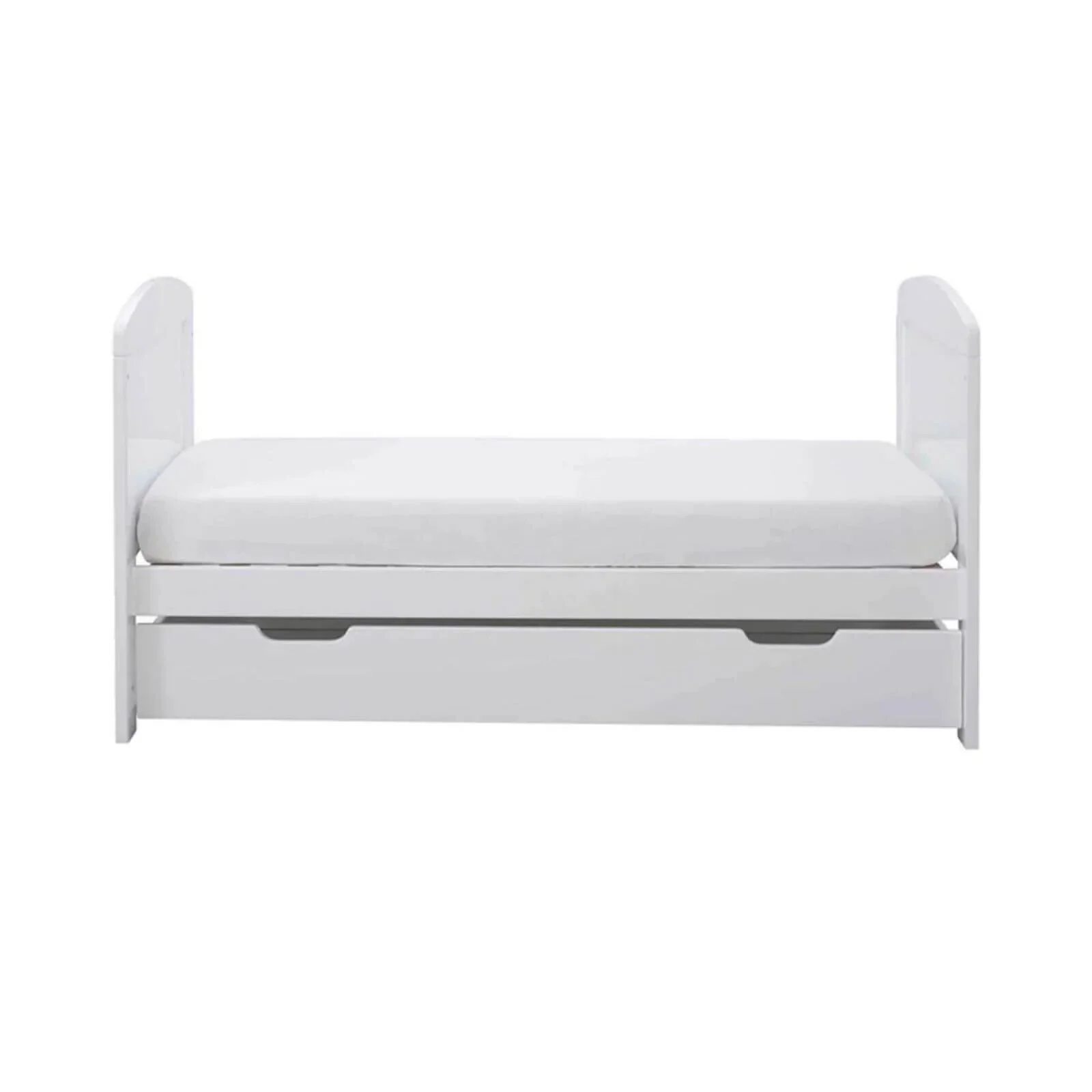 Ickle Bubba Coleby Mini Cot Bed & Under Drawer White - Without Mattress - Image 8