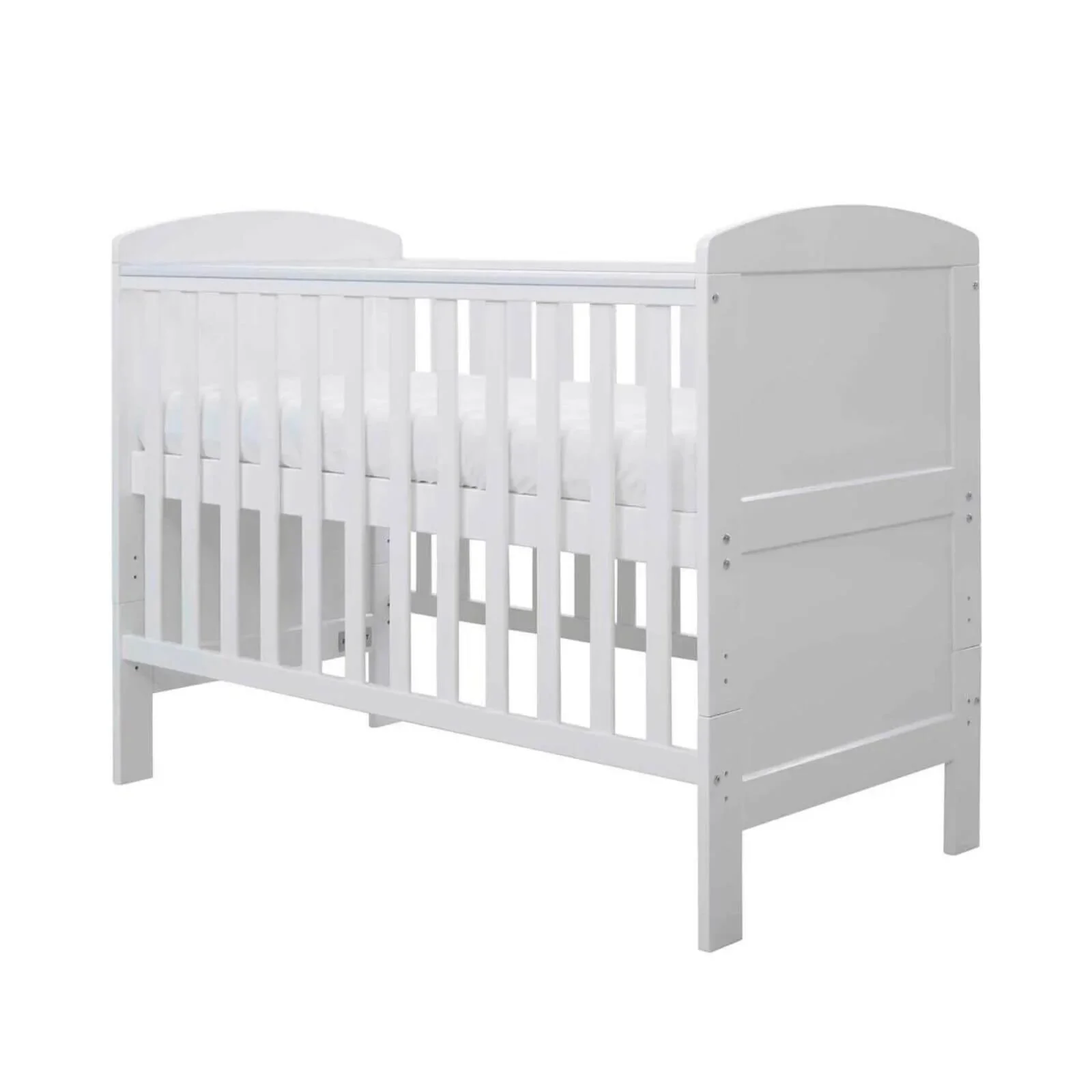 Ickle Bubba Coleby Mini Cot Bed White - Without Mattress - Image 2