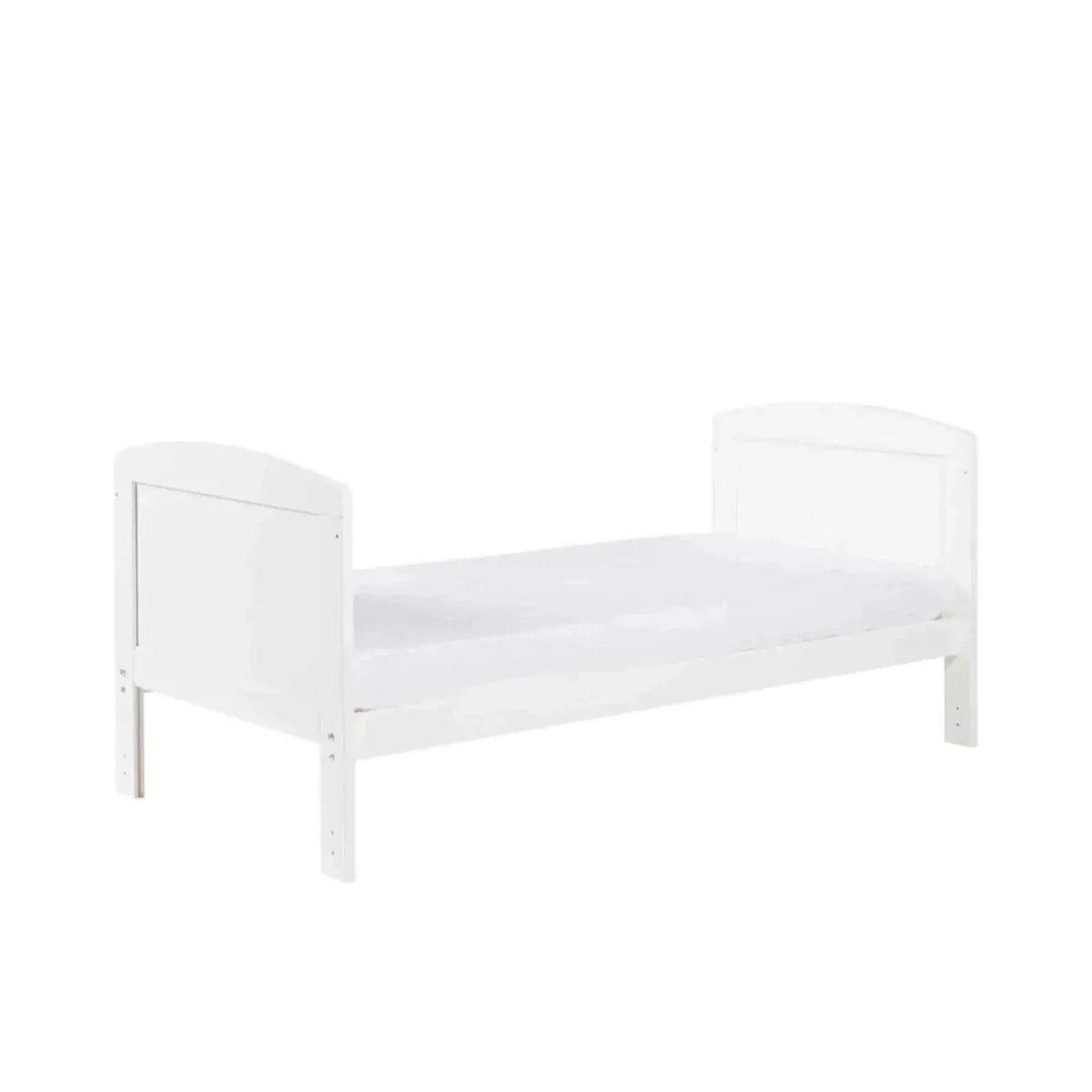 Ickle Bubba Coleby Scandi Cot Bed Scandi White - Without Mattress - Image 3