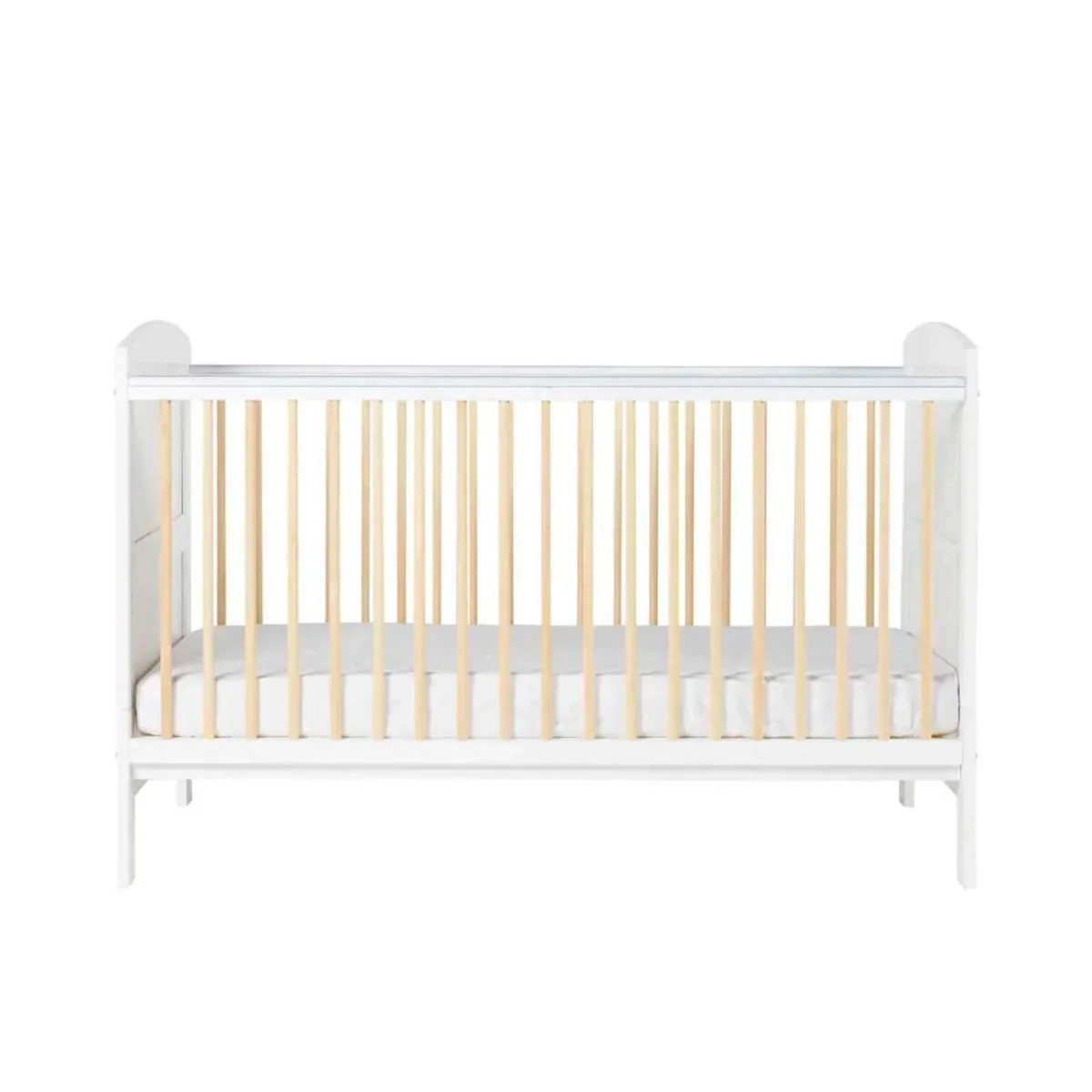 Ickle Bubba Coleby Scandi Cot Bed Scandi White - Without Mattress - Image 4