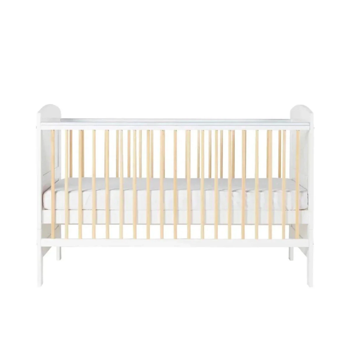 Ickle Bubba Coleby Scandi Cot Bed Scandi White - Without Mattress - Image 5
