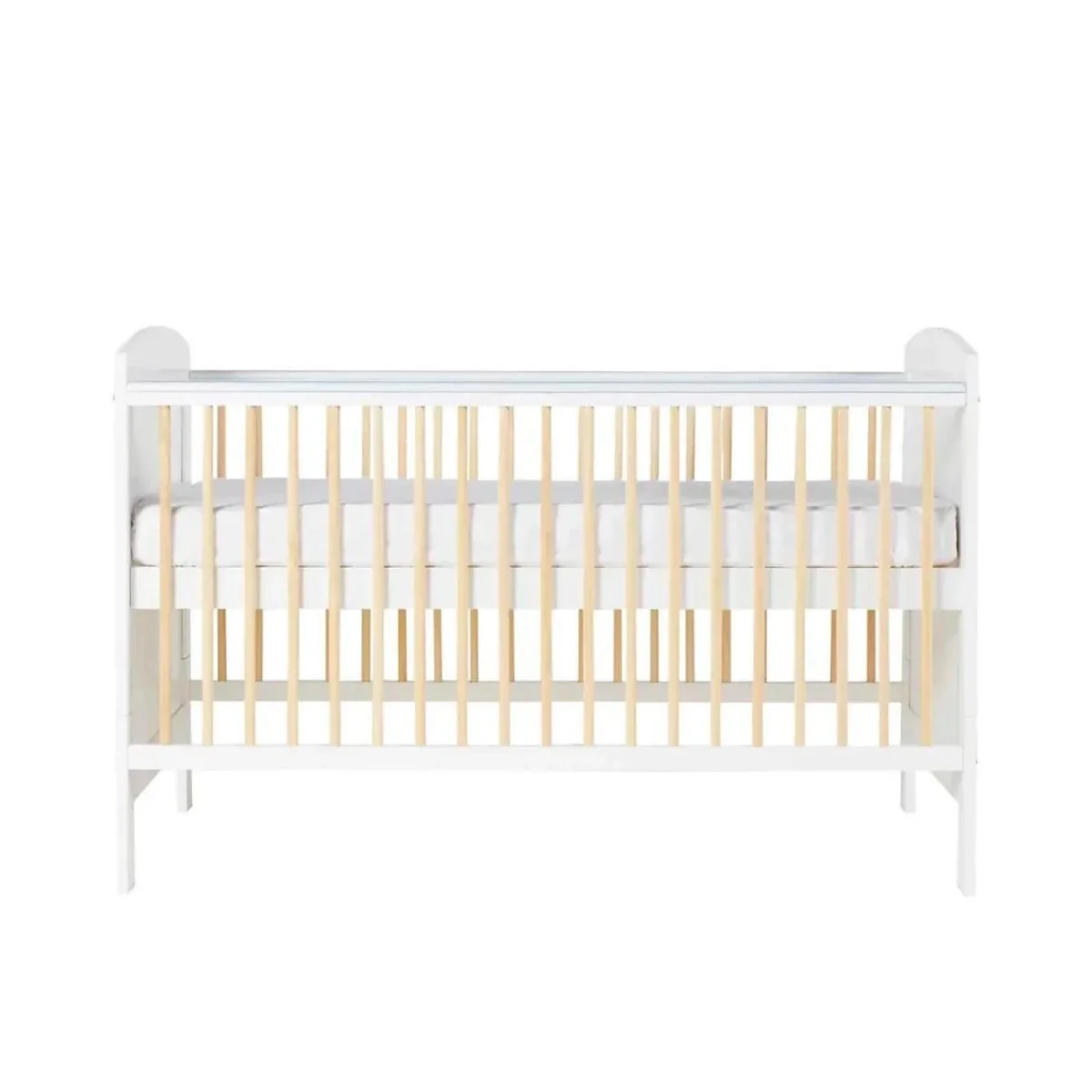 Ickle Bubba Coleby Scandi Cot Bed Scandi White - Without Mattress - Image 6