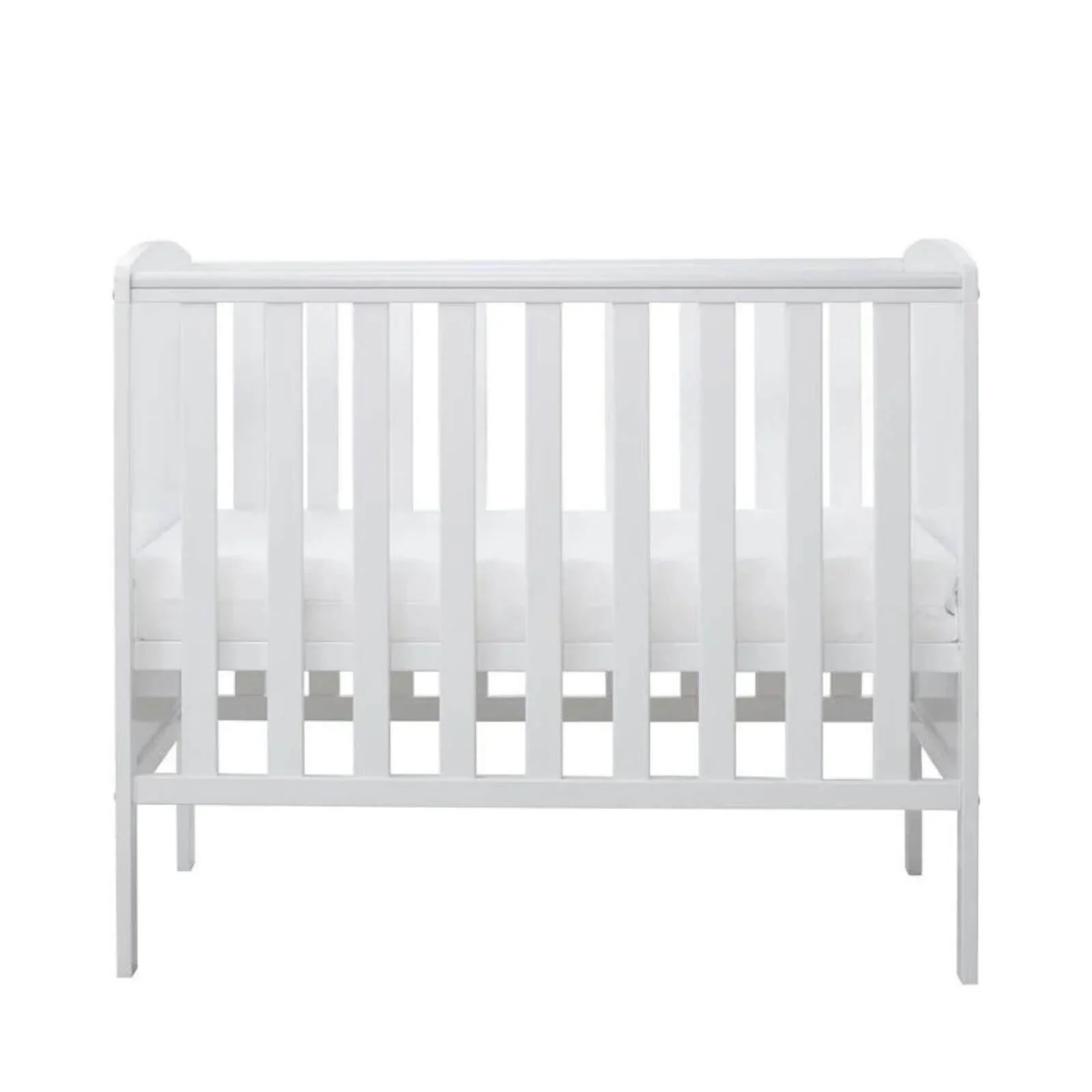 Ickle Bubba Coleby Space Saver Cot White - Premium Pocket Sprung Mattress - Image 4