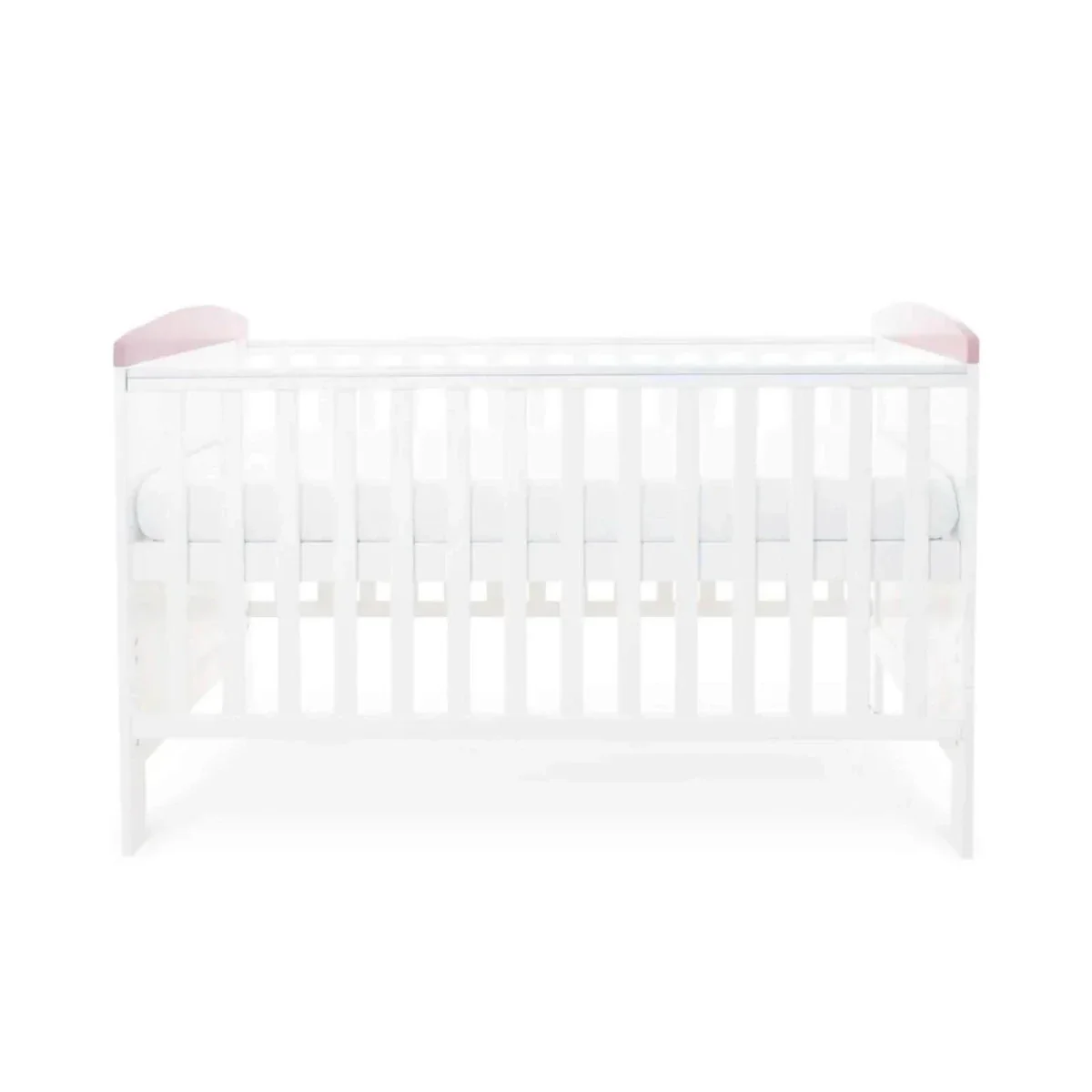 Ickle Bubba Coleby Style Cot Bed Elephant Love Pink - Premium Pocket Sprung Mattress - Image 7