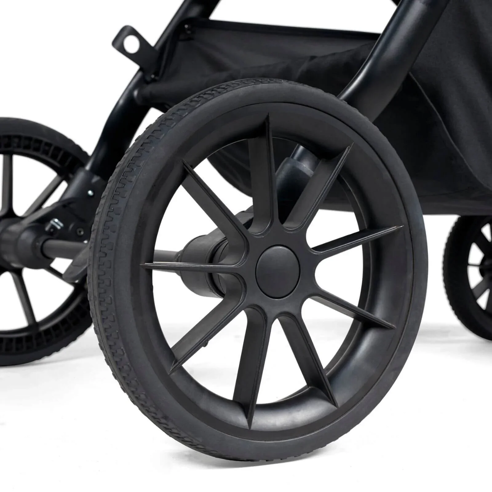 Ickle Bubba Cosmo 2-in-1 Pushchair & Carrycot - Black/Graphite Grey/Tan - Image 11
