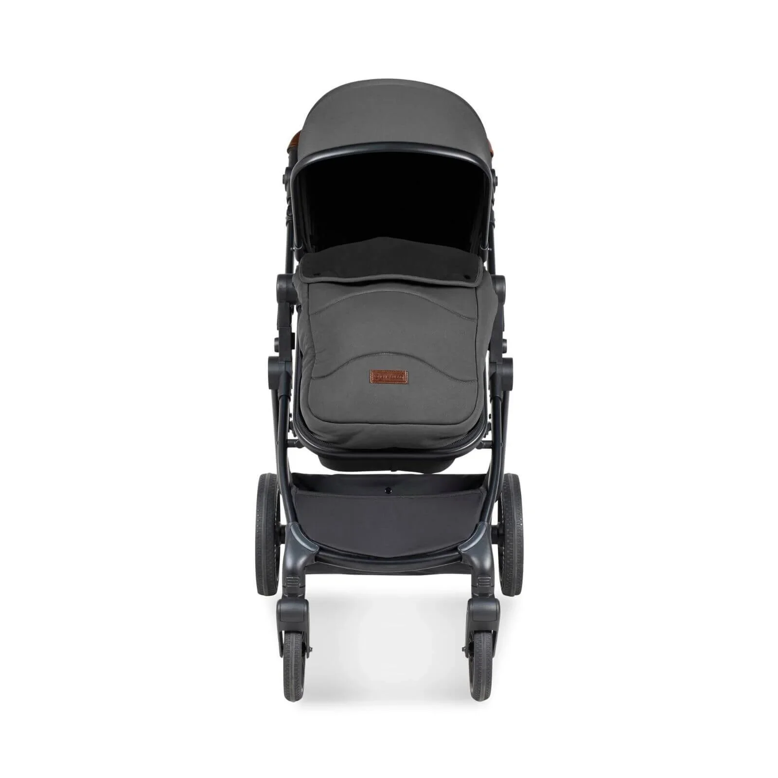 Ickle Bubba Cosmo 2-in-1 Pushchair & Carrycot - Black/Graphite Grey/Tan - Image 9