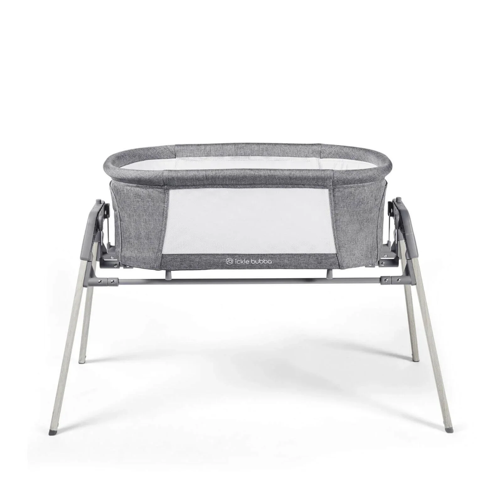 Ickle Bubba Drift Gliding Crib - Ash Grey - Image 2