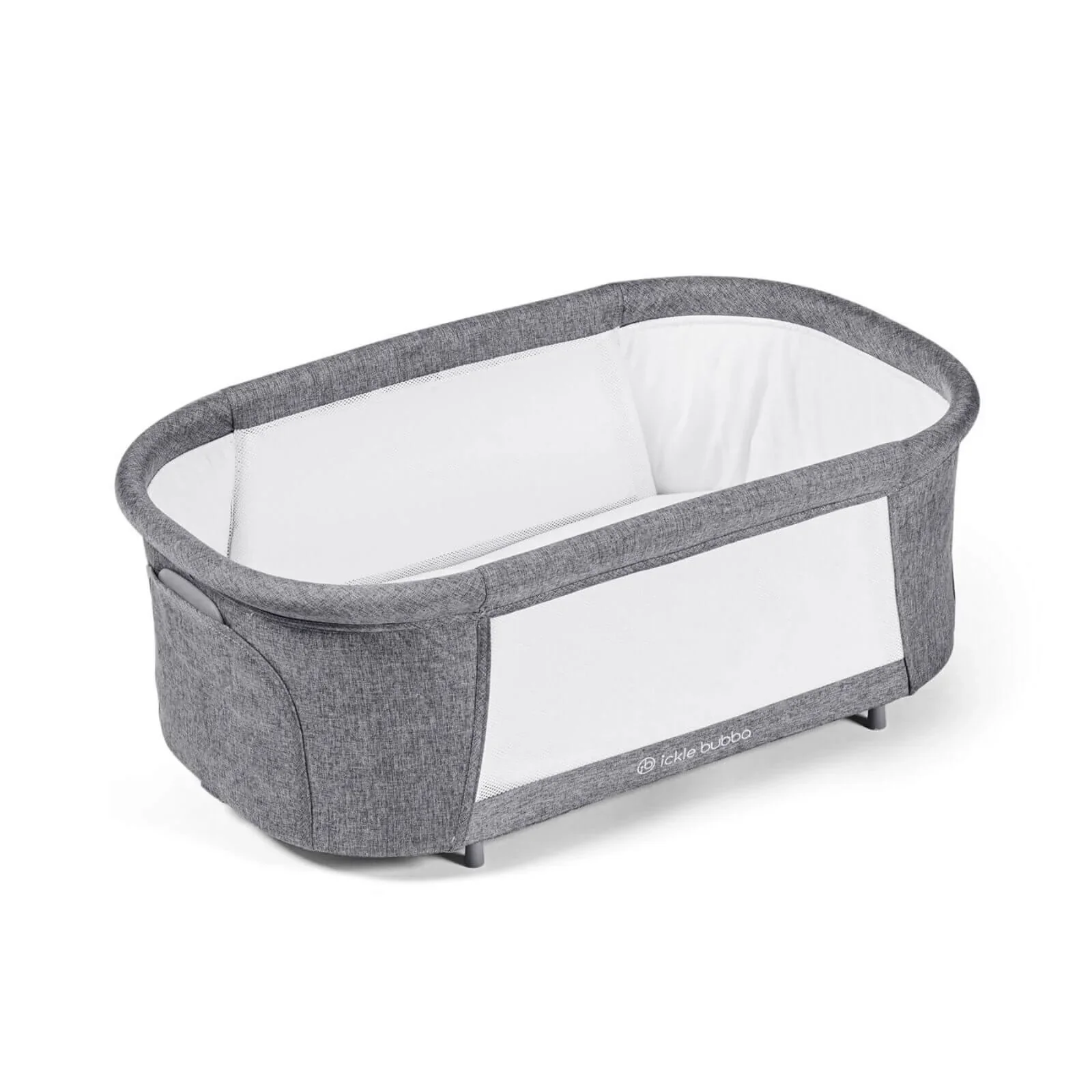 Ickle Bubba Drift Gliding Crib - Ash Grey - Image 5