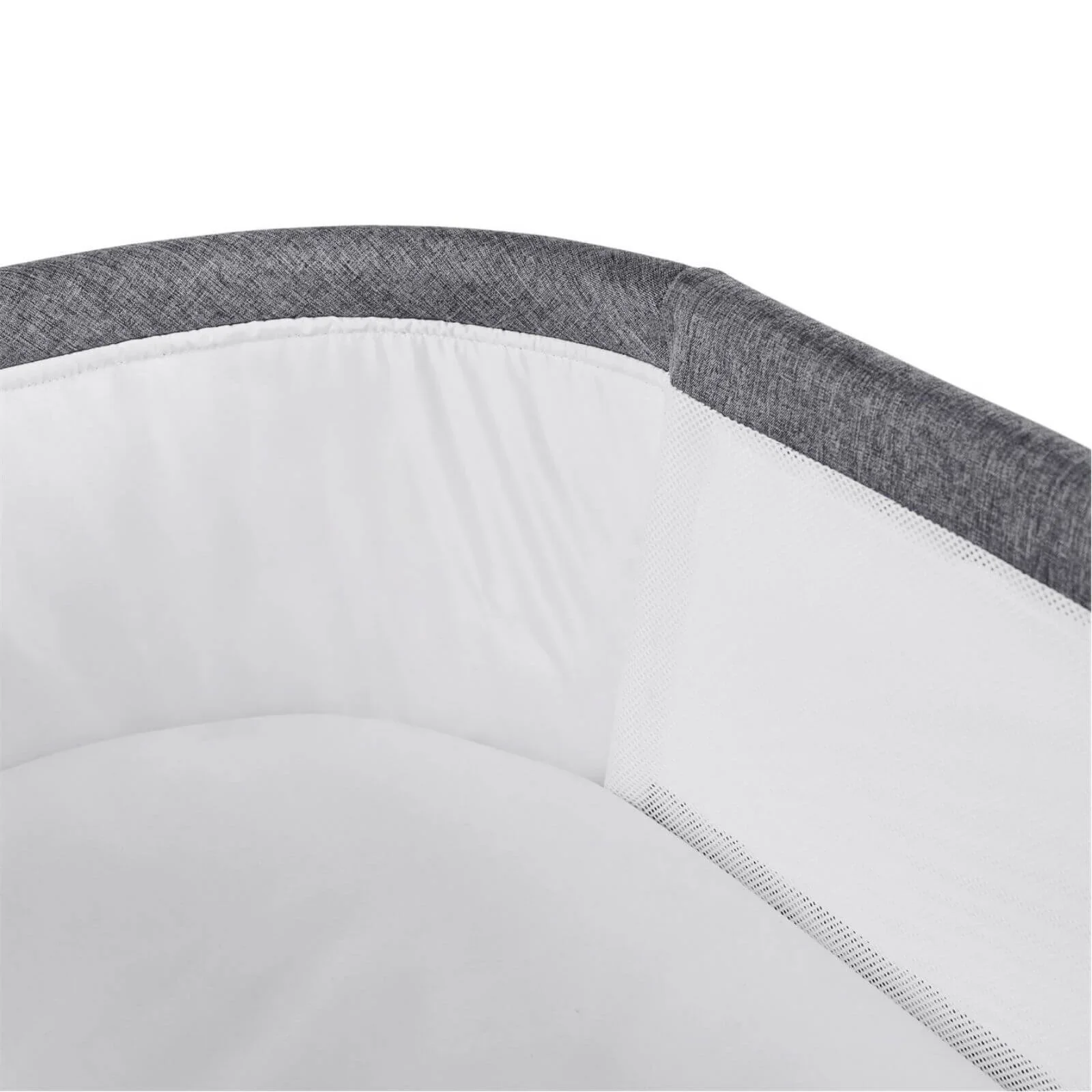 Ickle Bubba Drift Gliding Crib - Ash Grey - Image 6