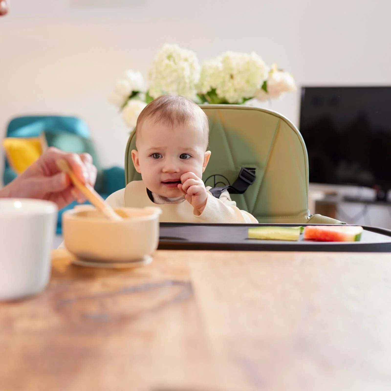 Ickle Bubba Flip Magic Fold Highchair - Pearl Grey - Image 11