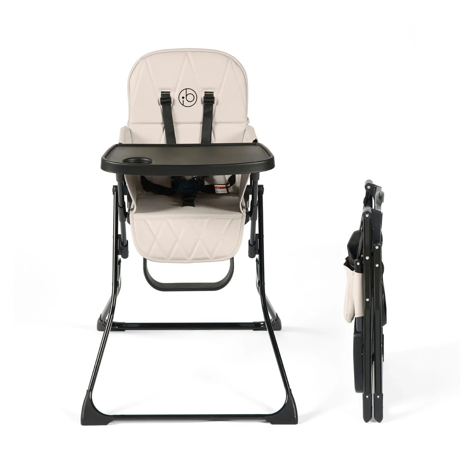 Ickle Bubba Flip Magic Fold Highchair - Pearl Grey - Image 3