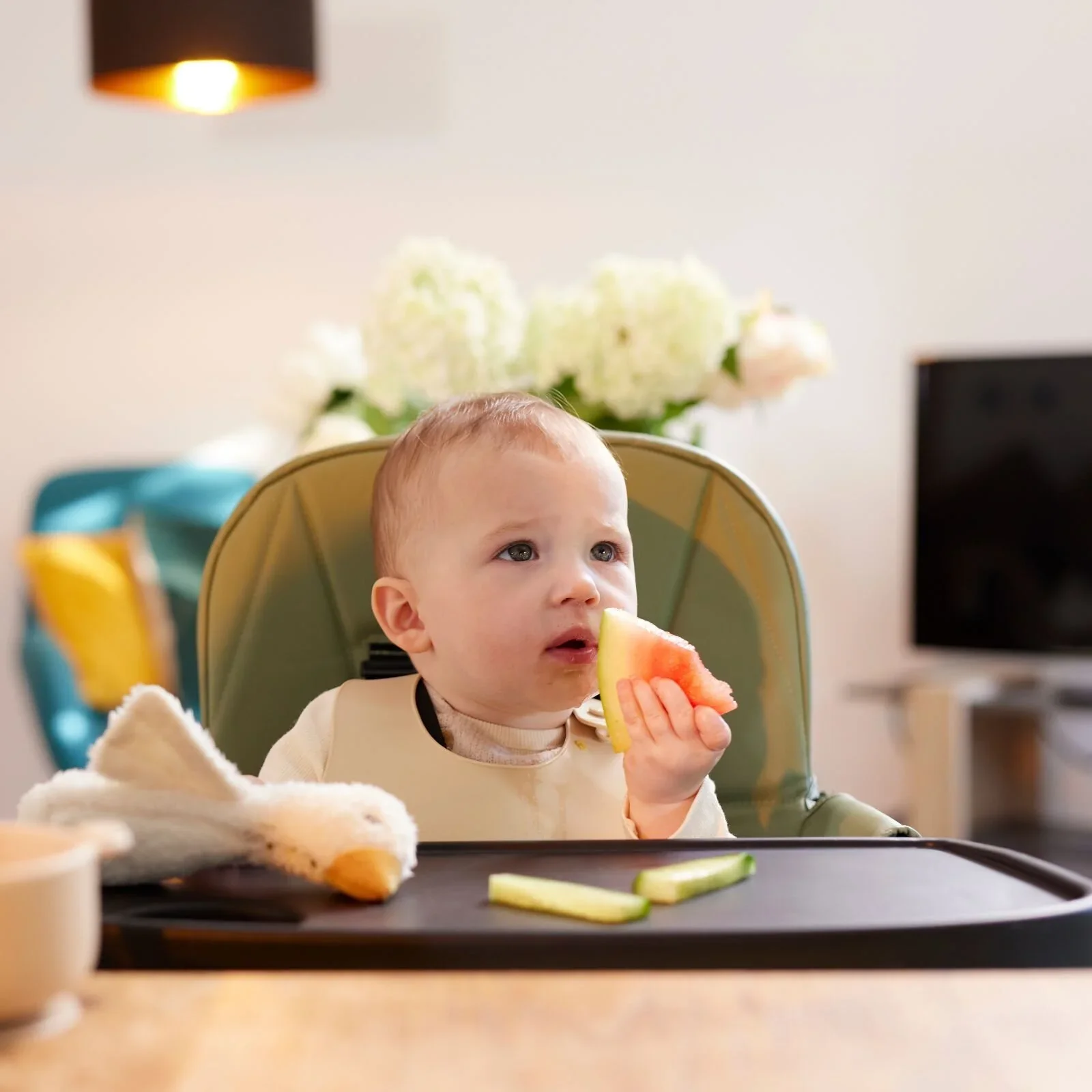 Ickle Bubba Flip Magic Fold Highchair - Sage Green - Image 12