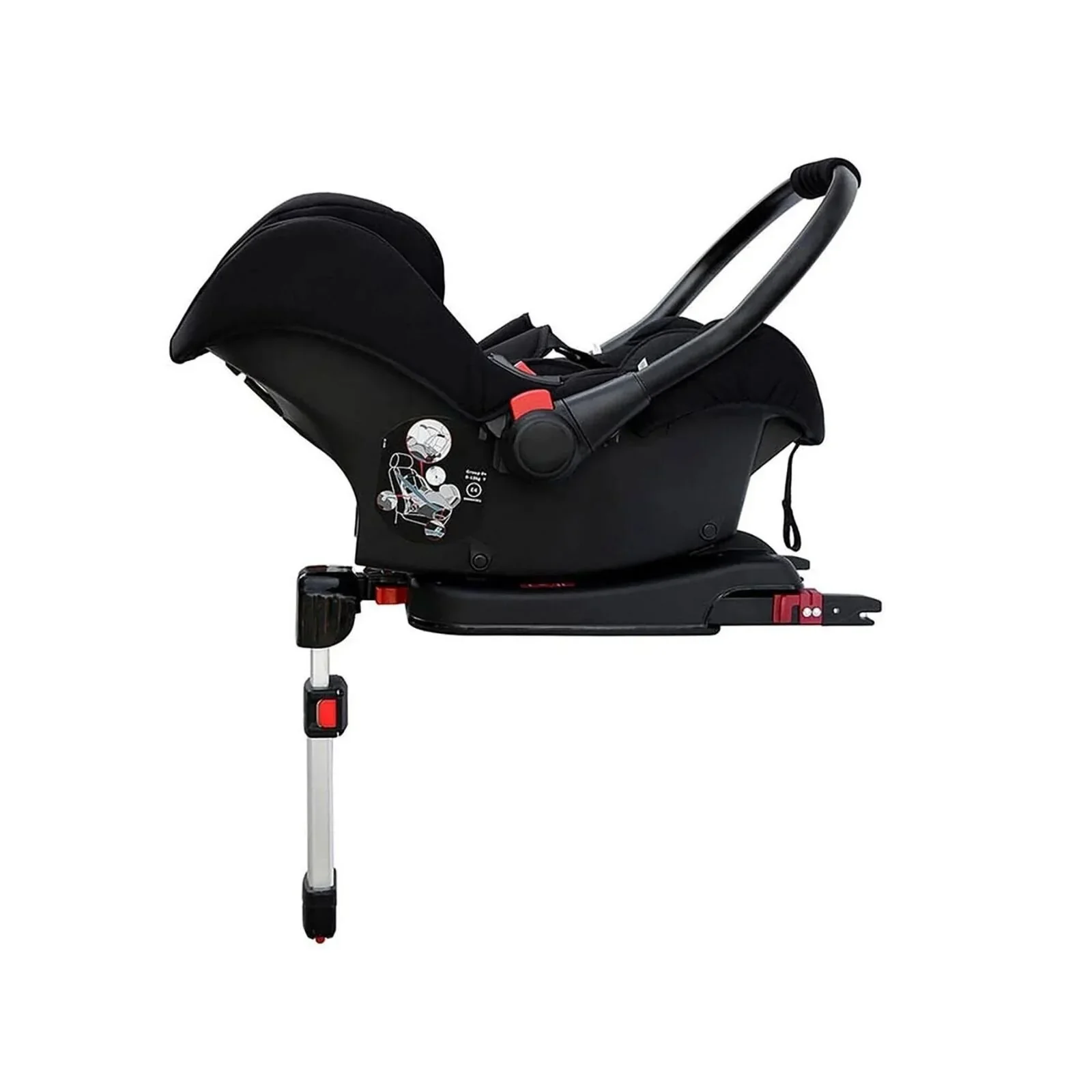 Outlet - Ickle Bubba Galaxy Car Seat & ISOFIX Base - Black - Image 7