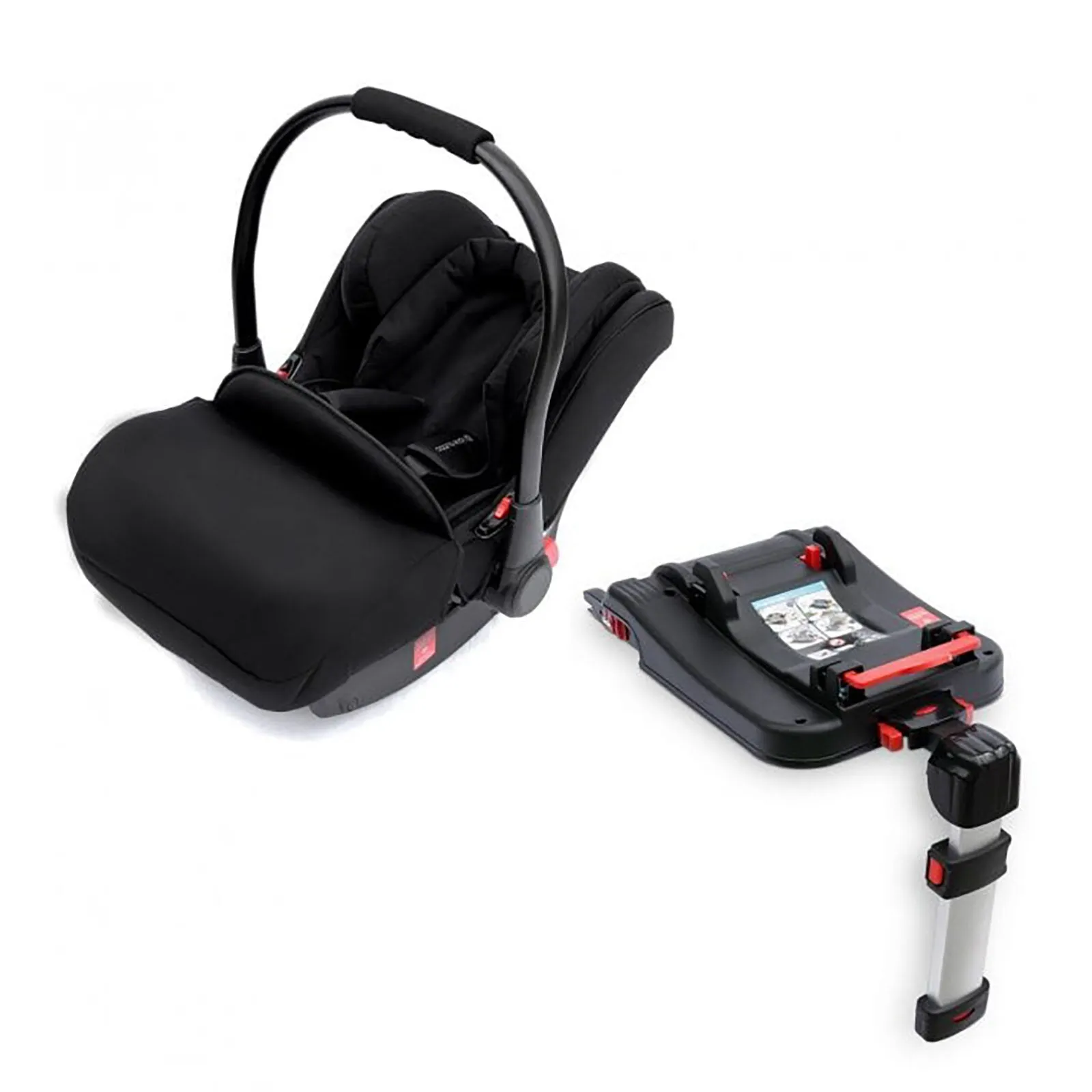 Ickle Bubba Galaxy Car Seat & Isofix Base Black