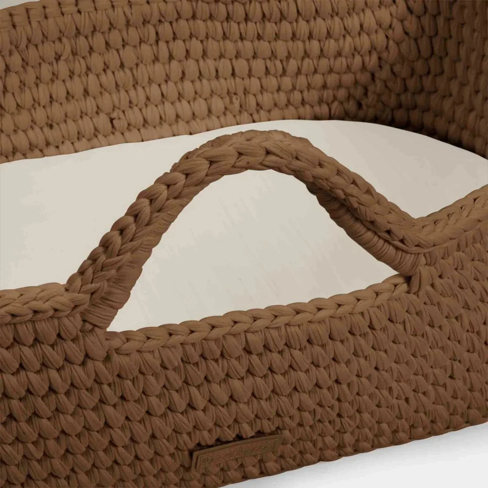 Ickle Bubba Nova Moses Basket & Stand - Mocha & Pine - Image 6