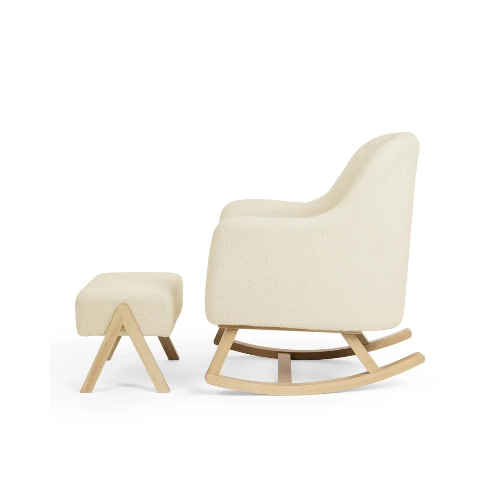 Ickle Bubba Roxby Nursery Chair & Stool - Cloud - Image 3