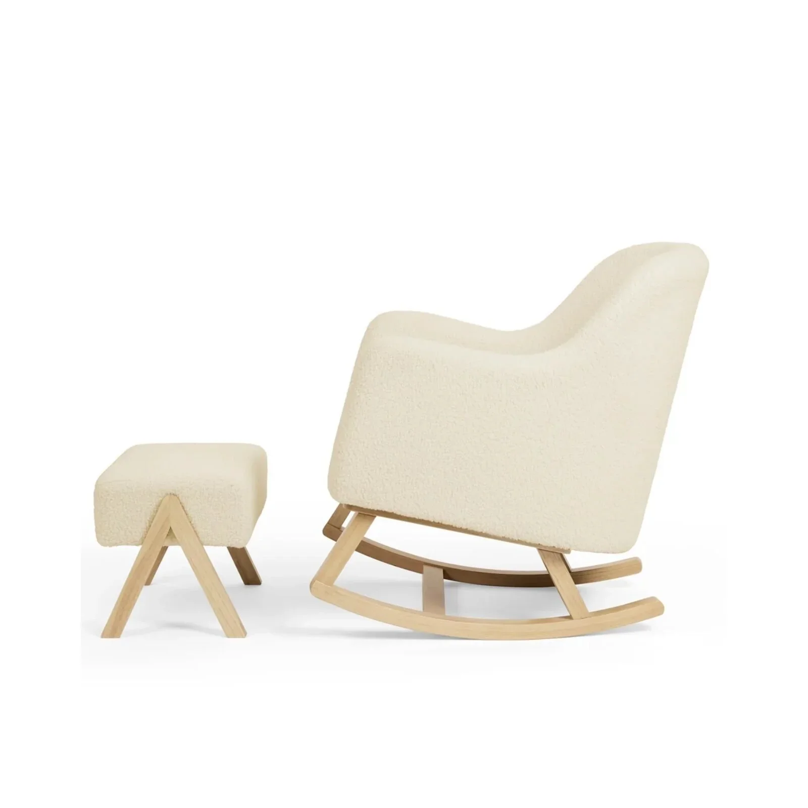 Ickle Bubba Roxby Nursery Chair & Stool - Cloud - Image 4