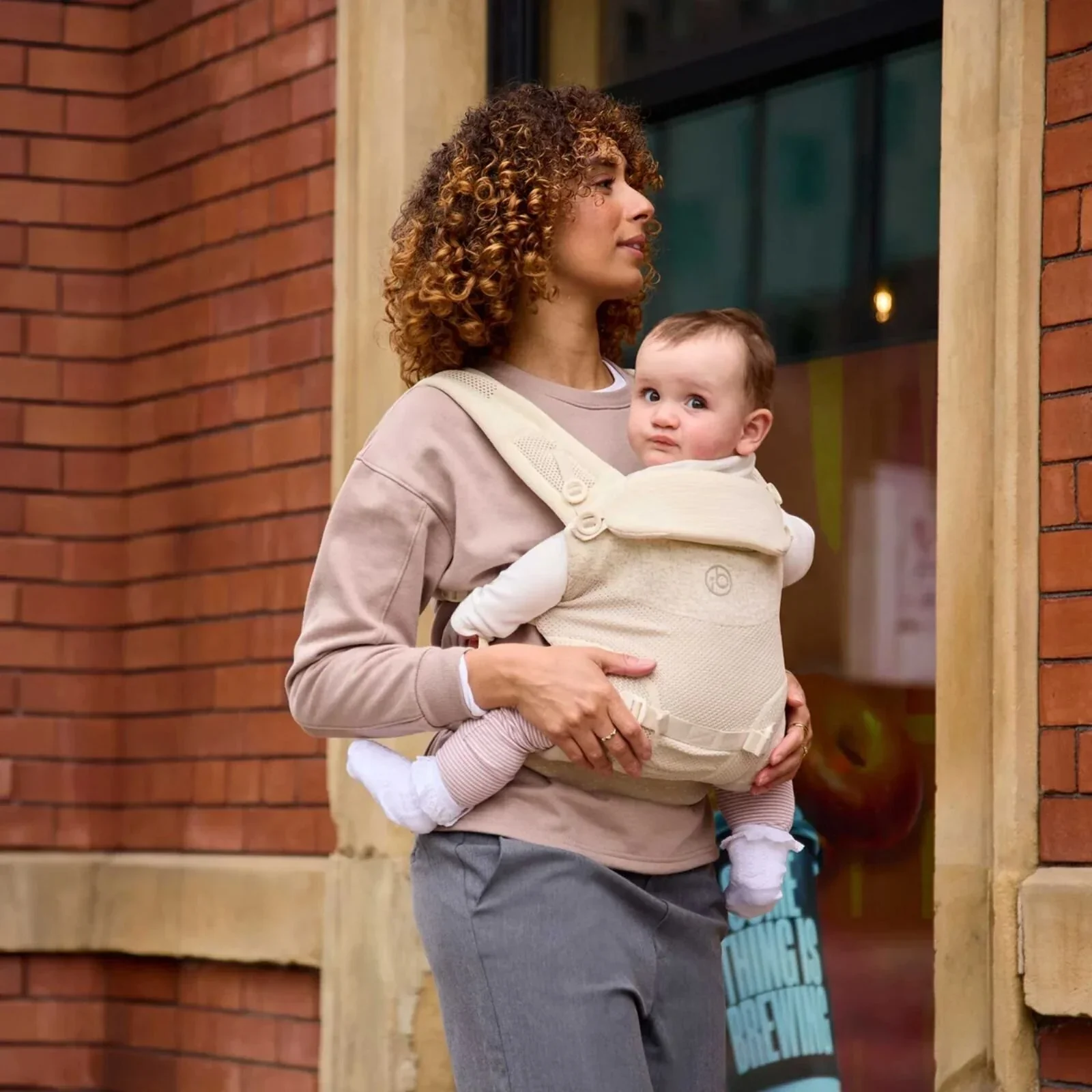 Ickle Bubba Seren 3-in-1 Baby Carrier - Stone - Image 10