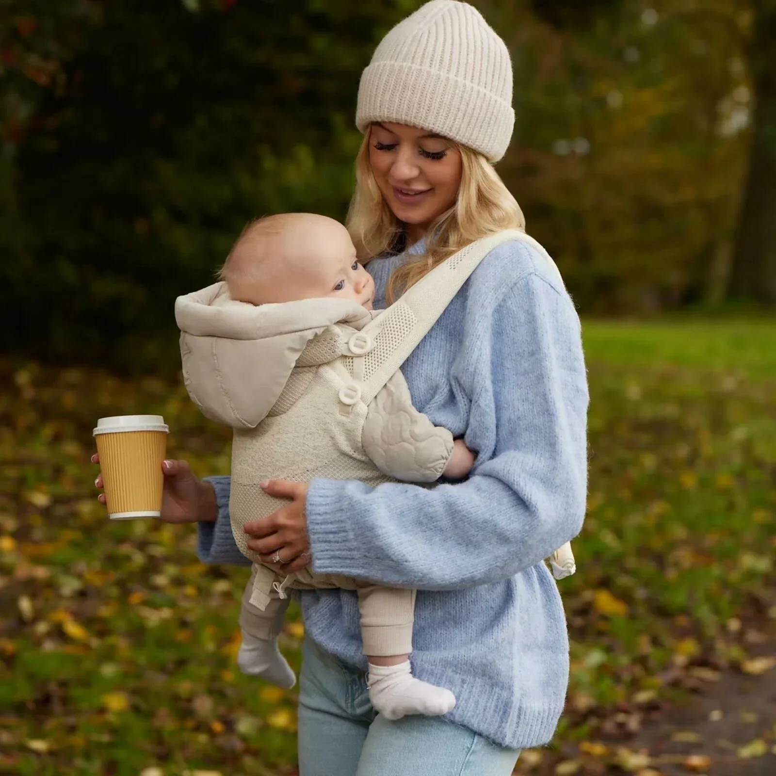 Ickle Bubba Seren 3-in-1 Baby Carrier - Stone - Image 12