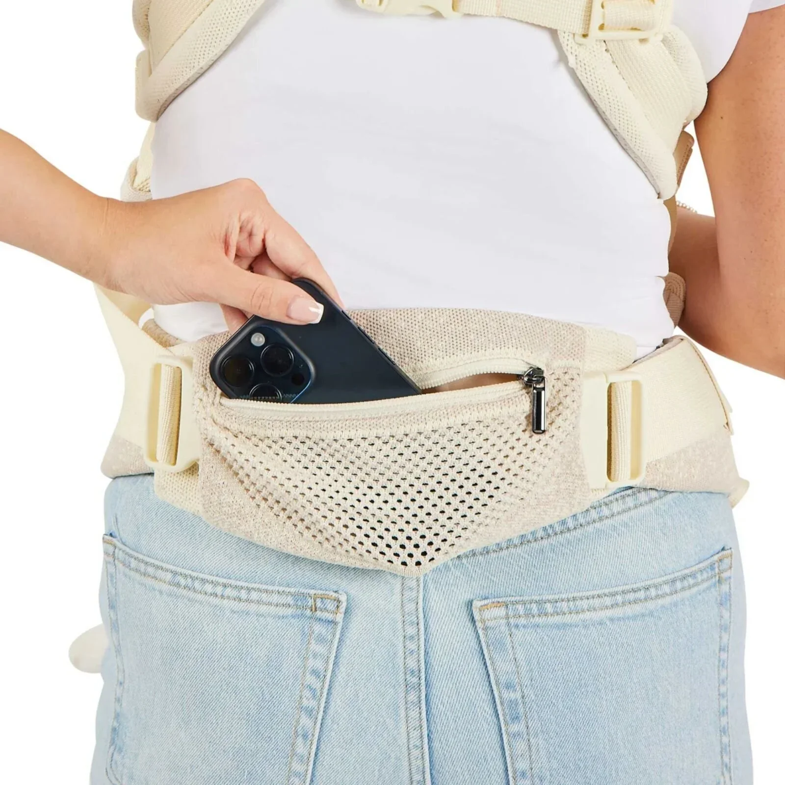 Ickle Bubba Seren 3-in-1 Baby Carrier - Stone - Image 6