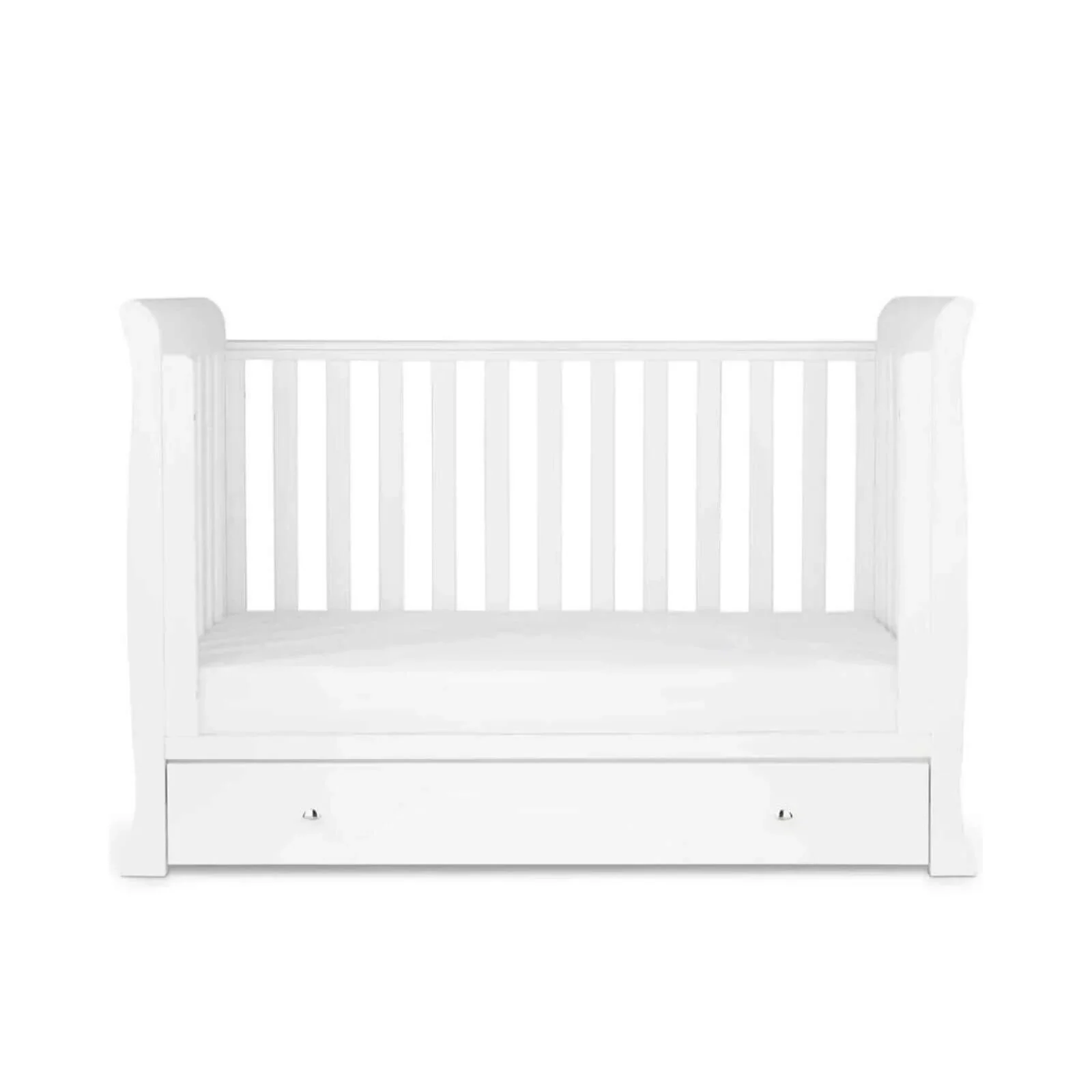 Ickle Bubba Snowdon 4 in 1 Mini 2 Piece Furniture Set White - Premium Pocket Sprung Mattress - Image 12