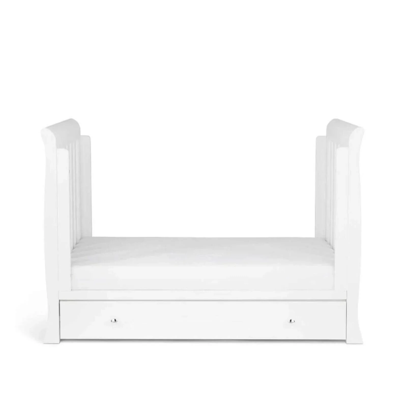 Ickle Bubba Snowdon 4 in 1 Mini 3 Piece Furniture Set White - Fibre Mattress - Image 13