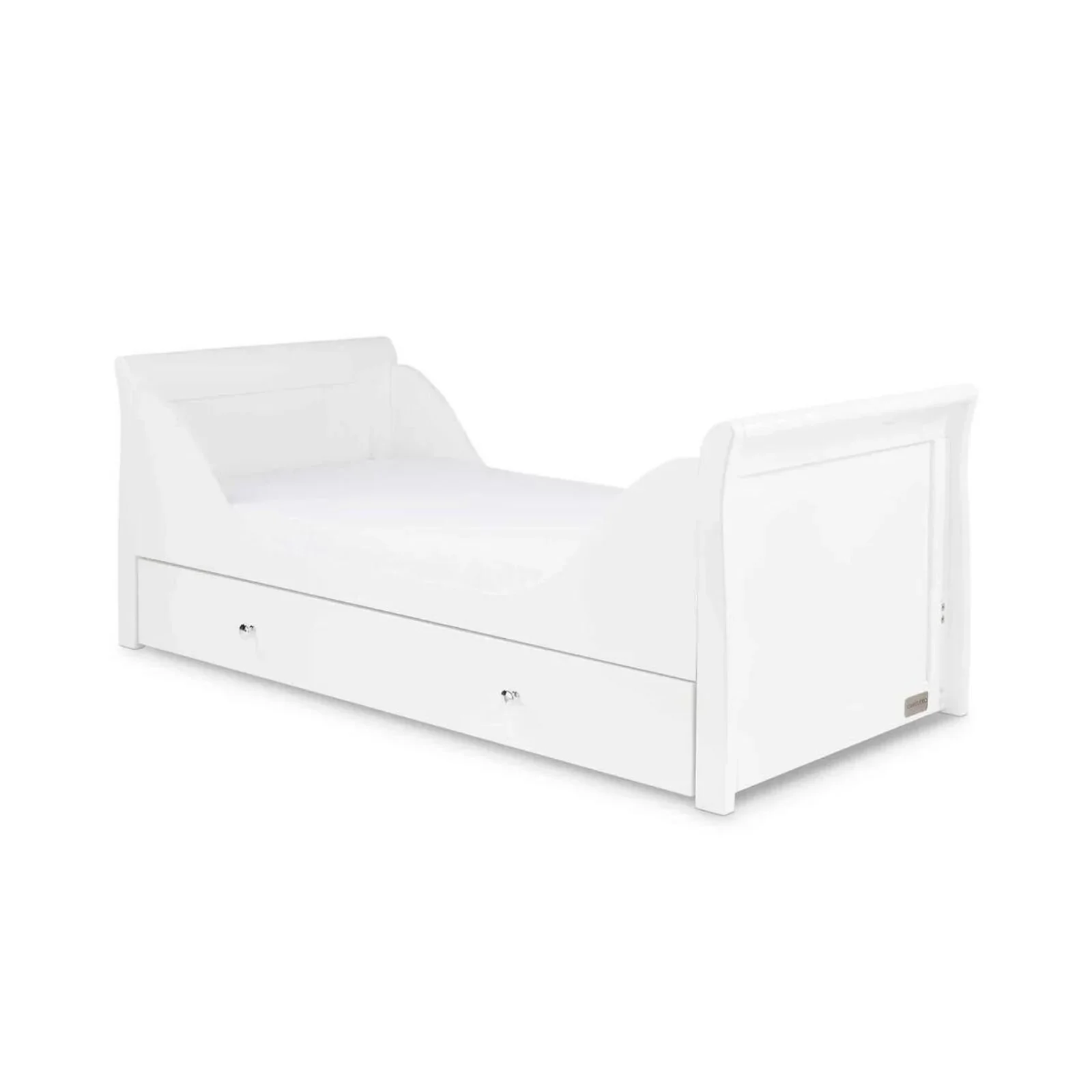 Ickle Bubba Snowdon Classic Cot Bed White - Premium Pocket Sprung Mattress - Image 9