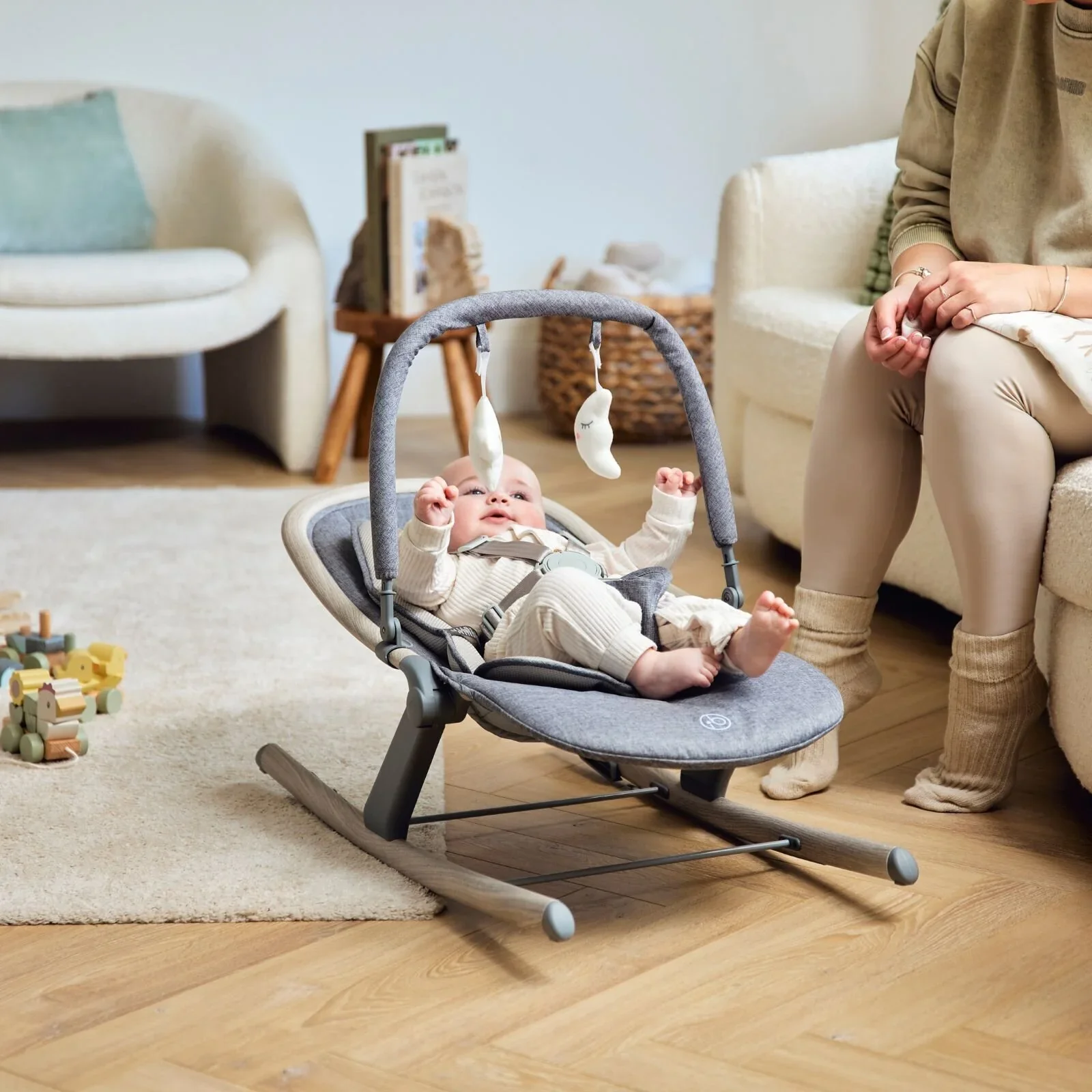 Ickle Bubba Stella Rocker - Grey - Image 11