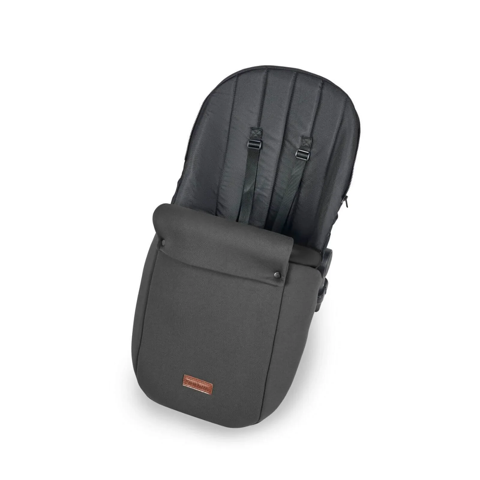 Ickle Bubba Stomp Luxe 2-in-1 Pushchair & Carrycot - Black/Charcoal Grey/Black - Image 13