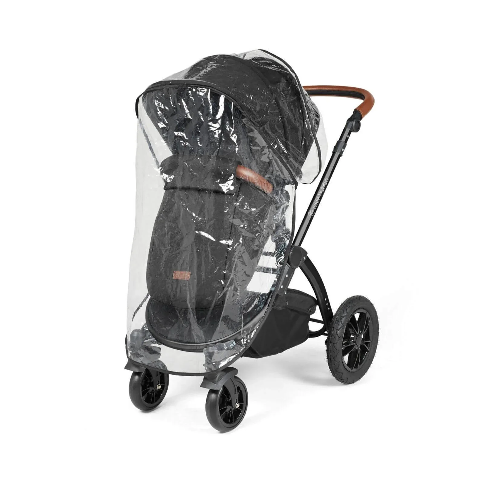 Ickle Bubba Stomp Luxe 2-in-1 Pushchair & Carrycot - Black/Midnight/Tan - Image 12