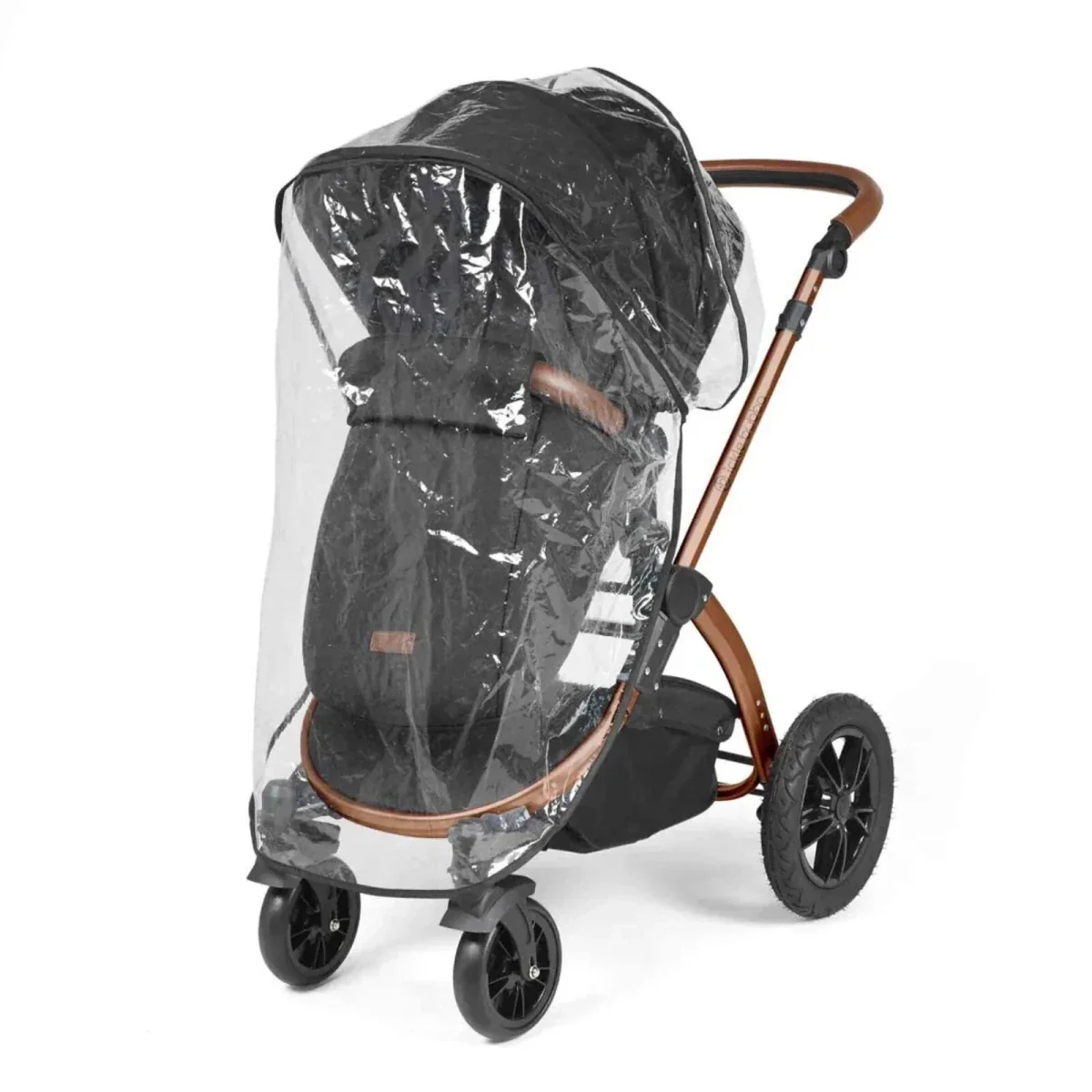Ickle Bubba Stomp Luxe Travel System with i-Size Cirrus Car Seat & ISOFIX Base 12 pcs - Bronze & Midnight & Tan - Image 12