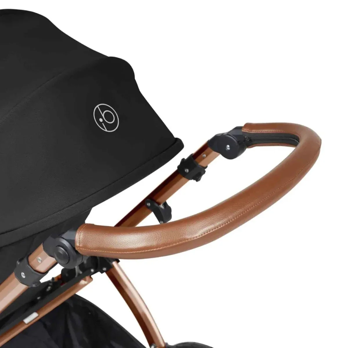 Ickle Bubba Stomp Luxe Travel System with i-Size Cirrus Car Seat & ISOFIX Base 12 pcs - Bronze & Midnight & Tan - Image 17