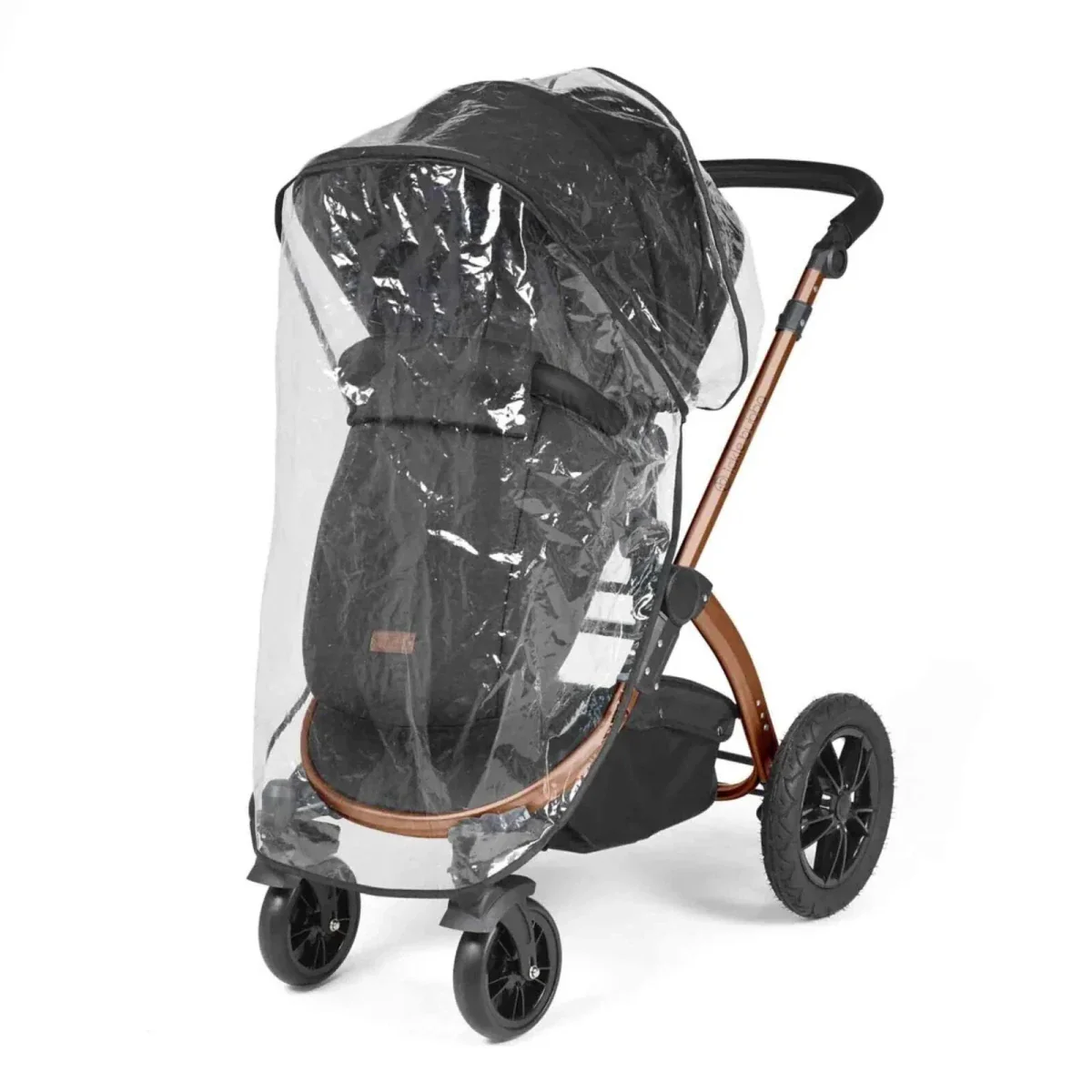 Ickle Bubba Stomp Luxe Travel System with i-Size Cirrus Car Seat & ISOFIX Base 12 pcs - Bronze & Midnight & Black - Image 12