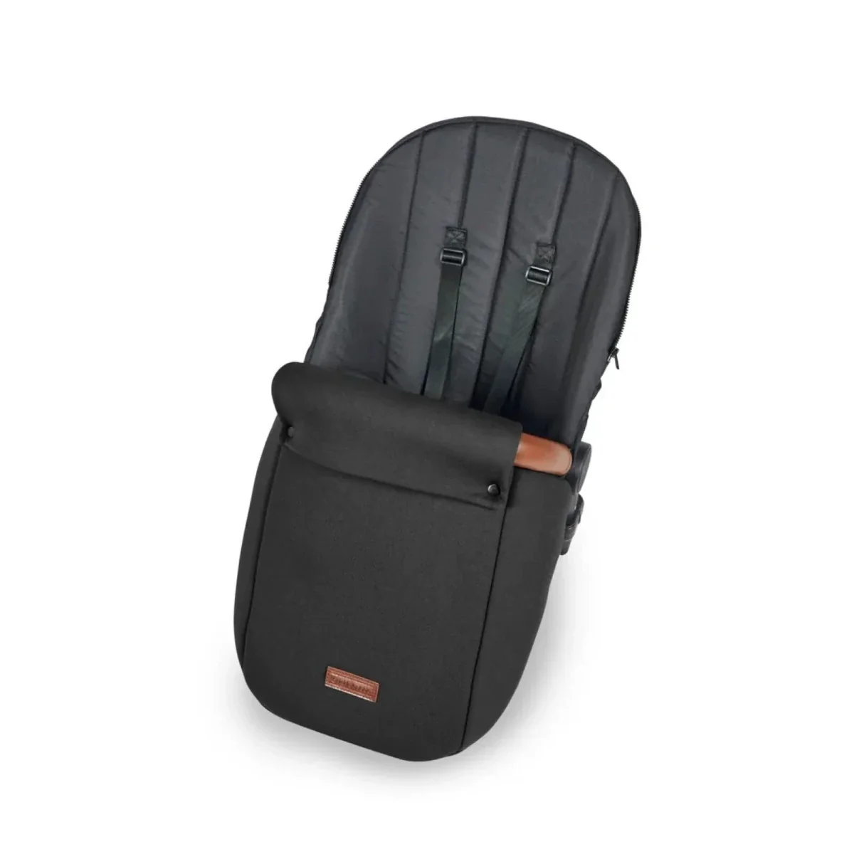 Ickle Bubba Stomp Luxe Travel System with i-Size Stratus Car Seat & ISOFIX Base 12 pcs - Black & Midnight & Tan - Image 16