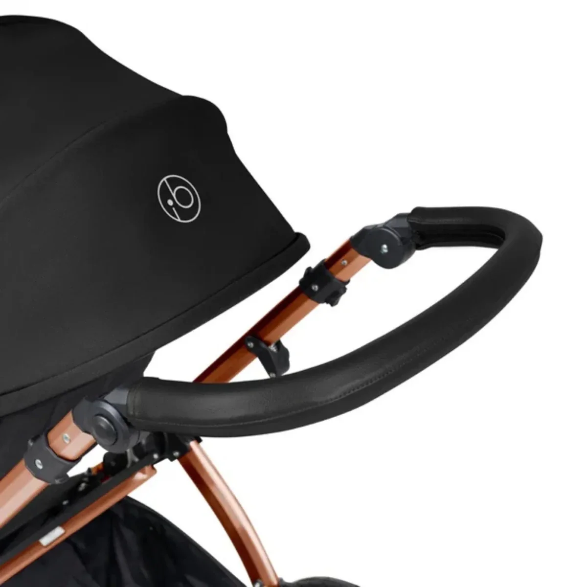 Ickle Bubba Stomp Luxe Travel System with i-Size Stratus Car Seat & ISOFIX Base 12 pcs - Bronze & Midnight & Black - Image 17