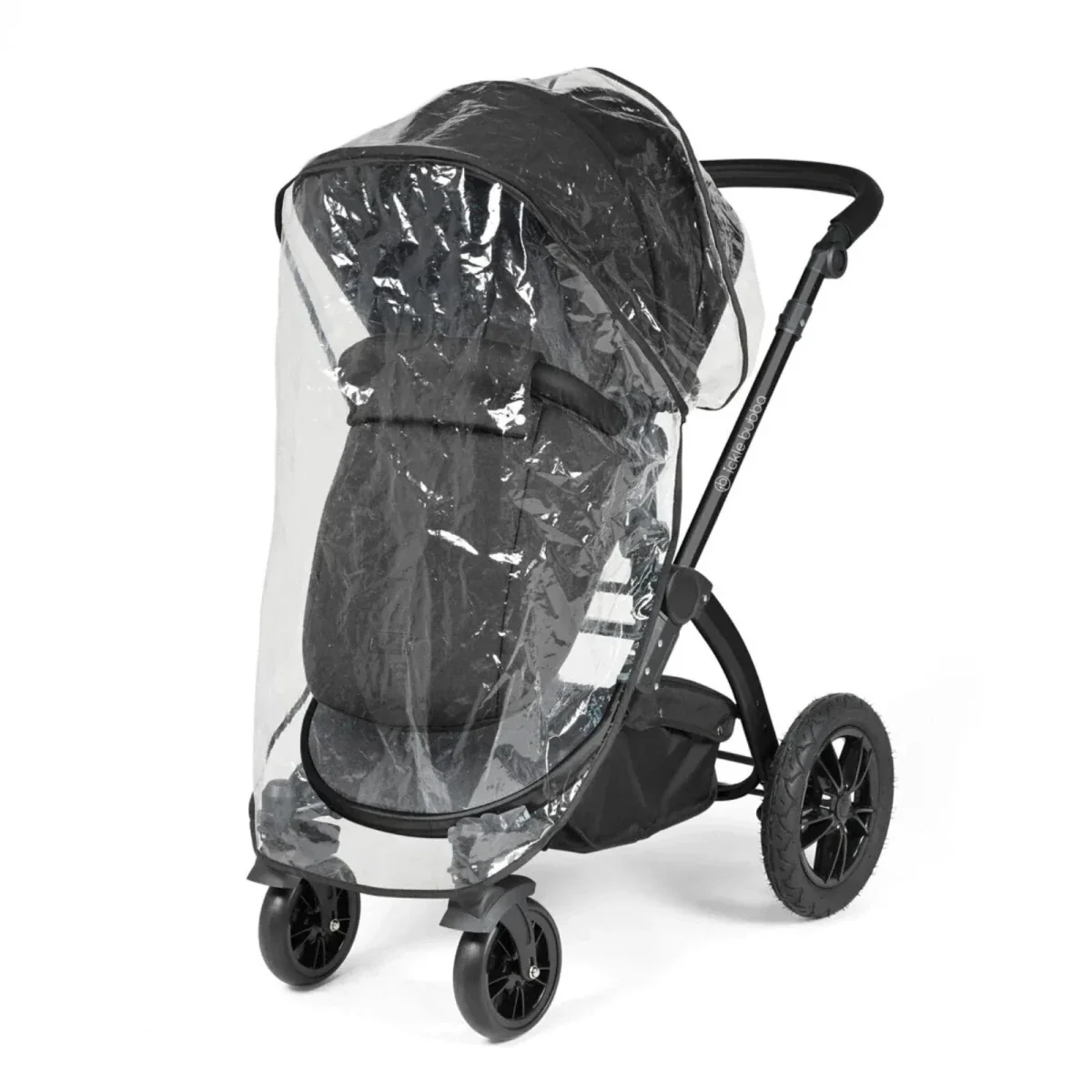 Ickle Bubba Stomp Luxe Travel System with i-Size Stratus Car Seat & ISOFIX Base 12 pcs - Black & Midnight & Black - Image 12