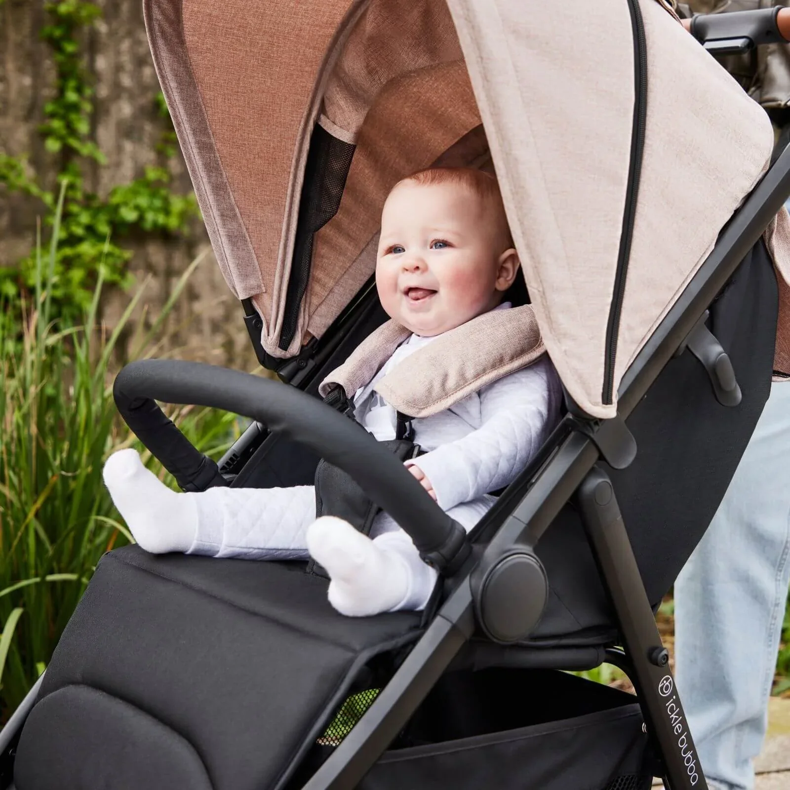 Ickle Bubba Stomp Stride Max Stroller - Charcoal Grey - Image 17