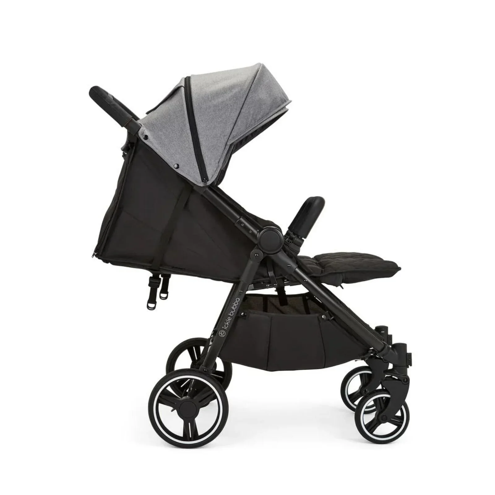 Ickle Bubba Venus Double Stroller - Space Grey - Image 2