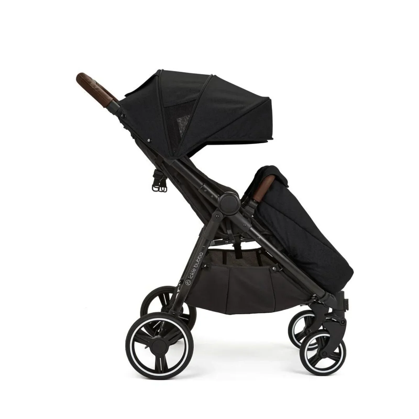Ickle Bubba Venus Max Double Stroller - Black - Image 3