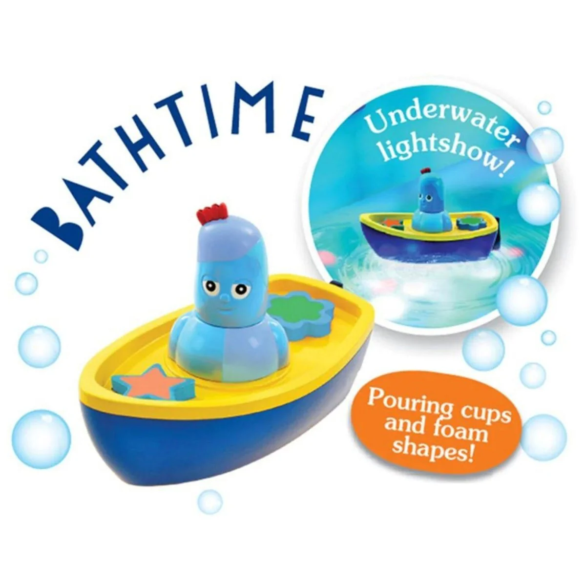 In the Night Garden Iggle Piggle's Lightshow Bath-time Boat - Image 9