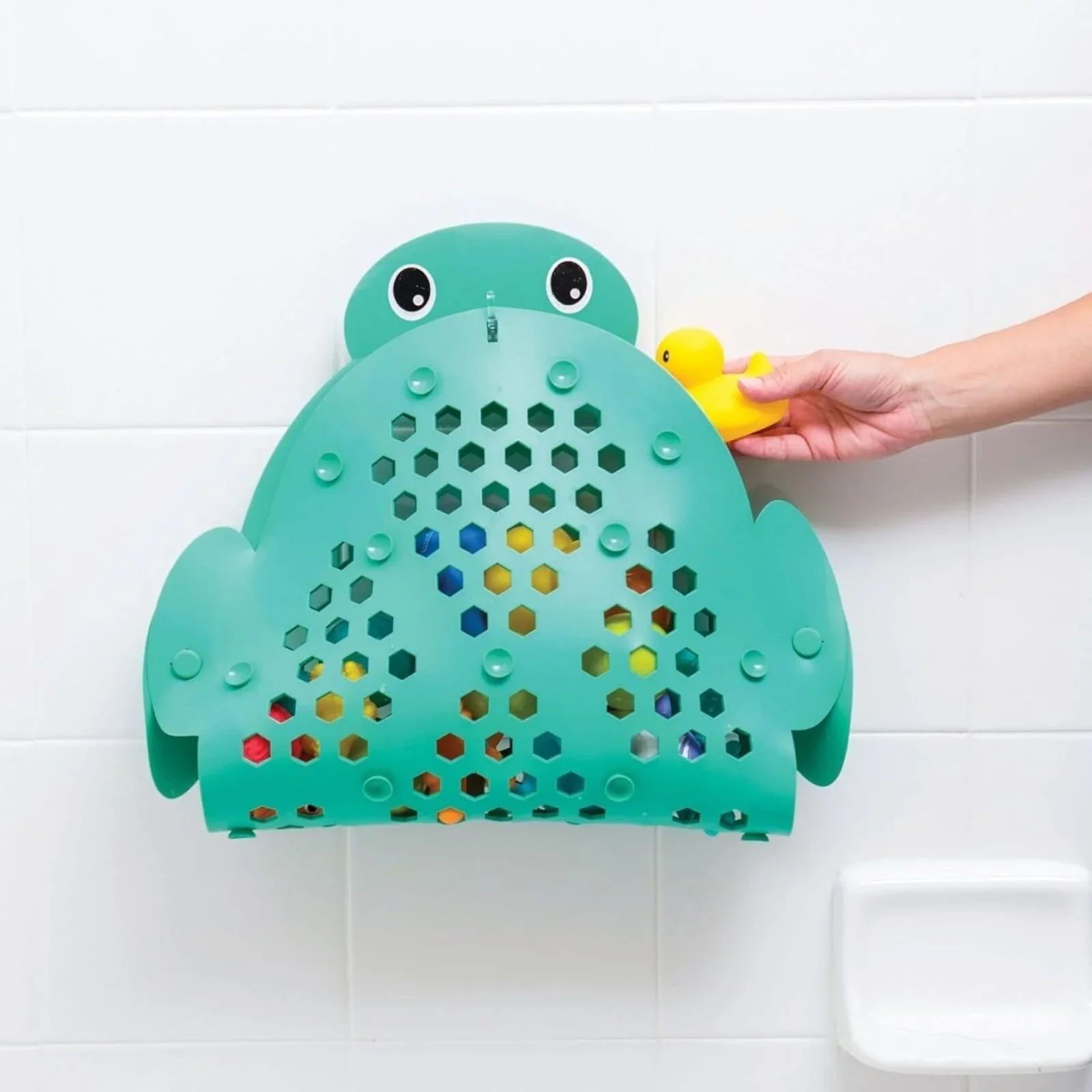 Infantino 2-in-1 Bath Mat & Storage Basket Turtle - Image 4