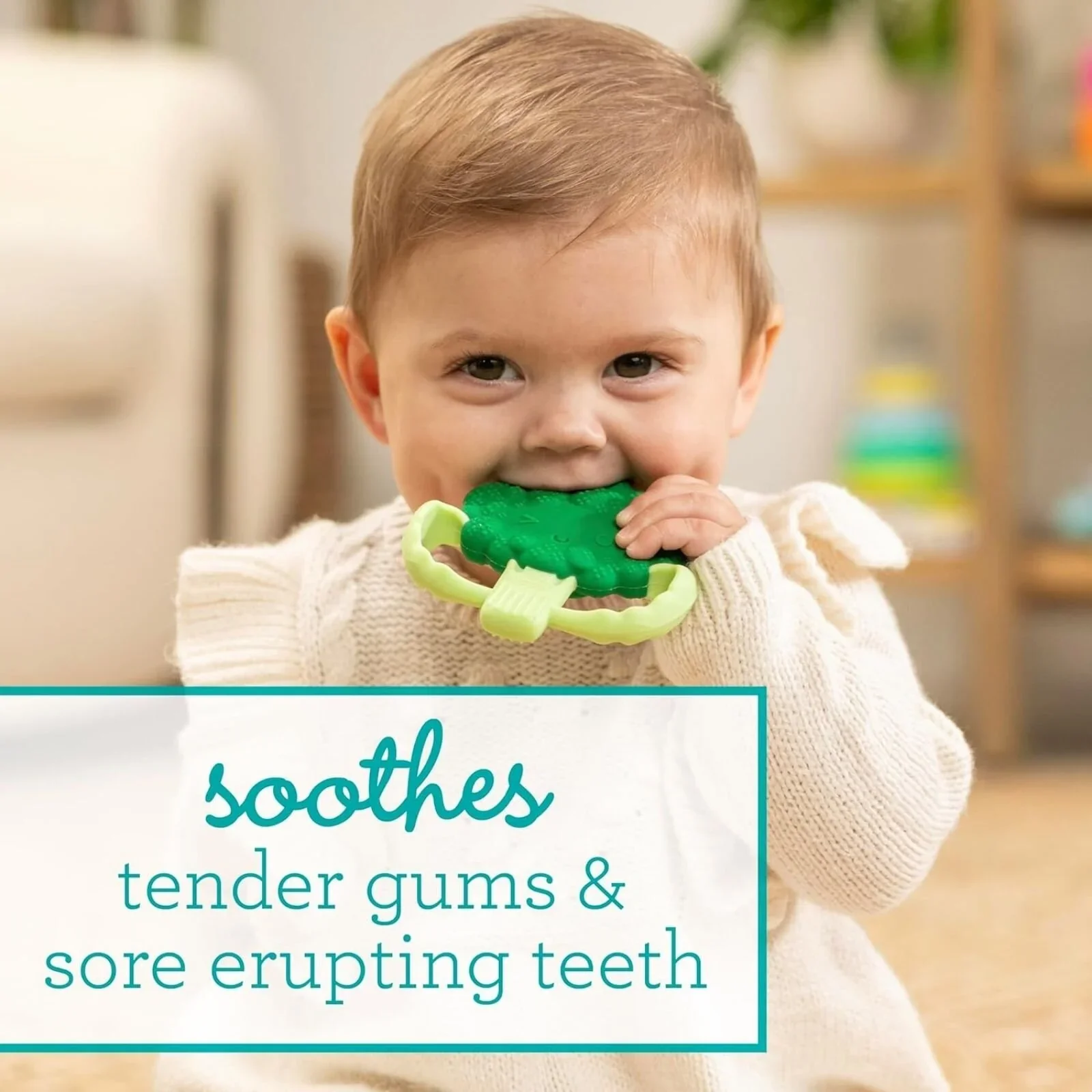 Infantino Lil' Nibbles Teether - Brocolli - Image 4