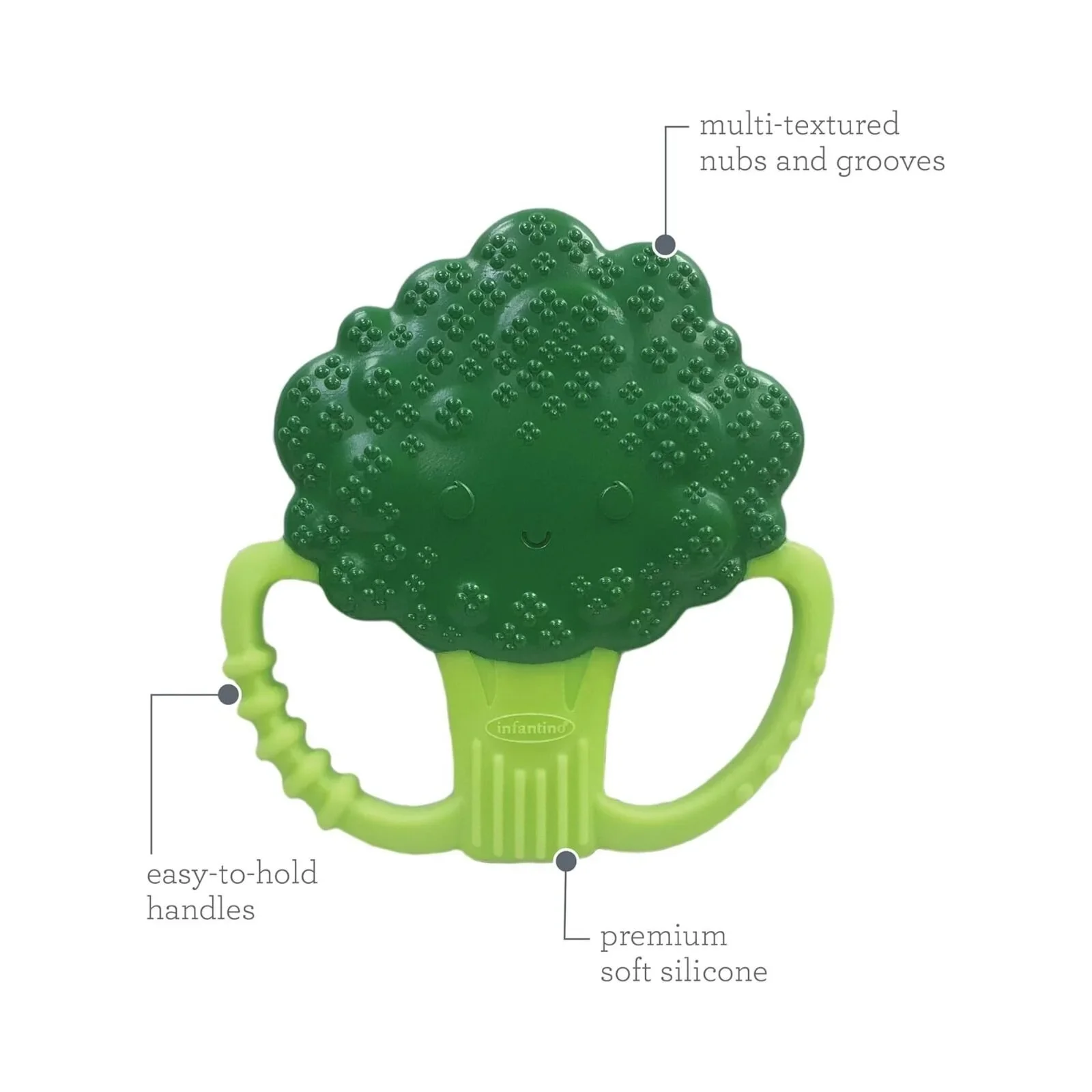 Infantino Lil' Nibbles Teether - Brocolli - Image 5