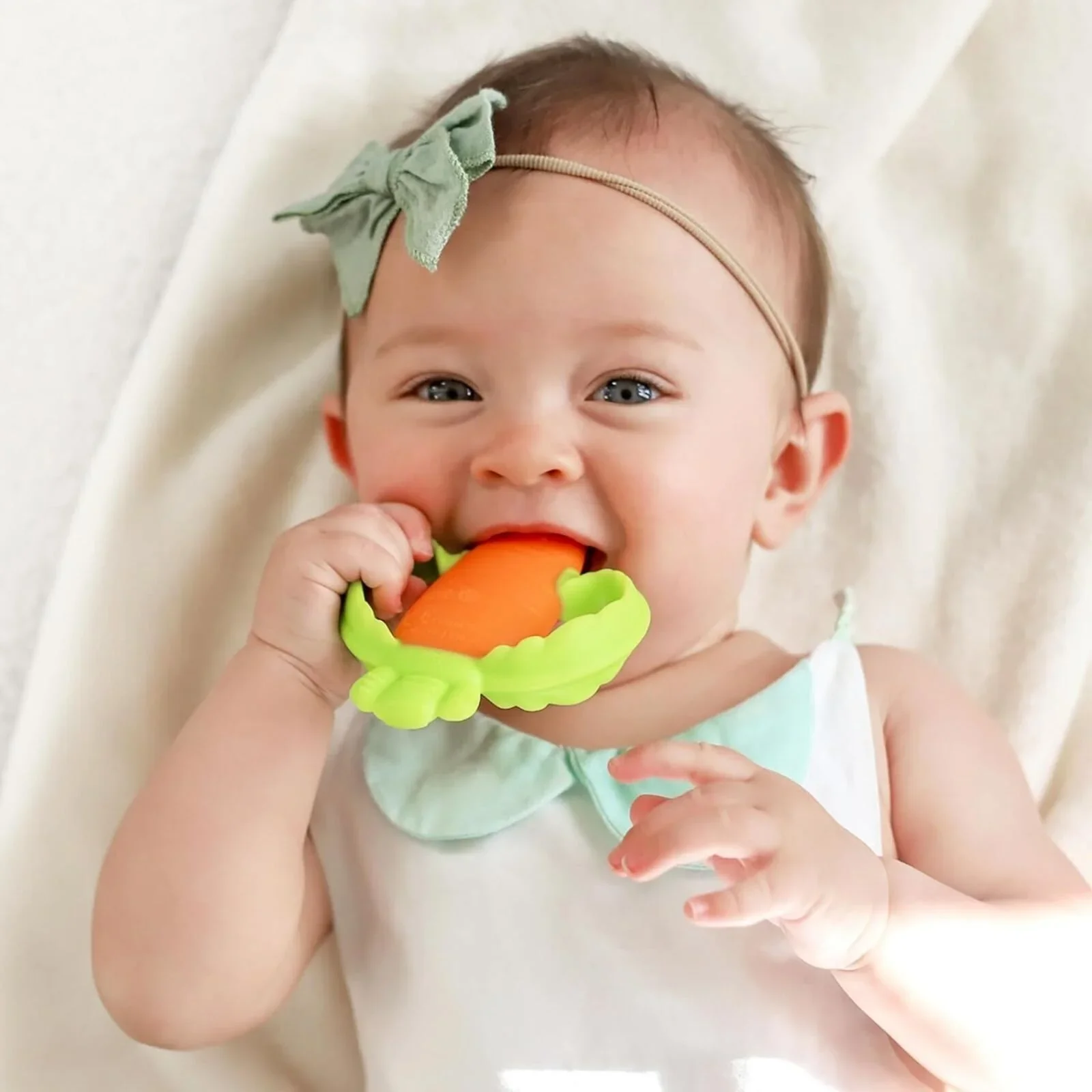 Infantino Lil' Nibbles Teether - Carrot - Image 4